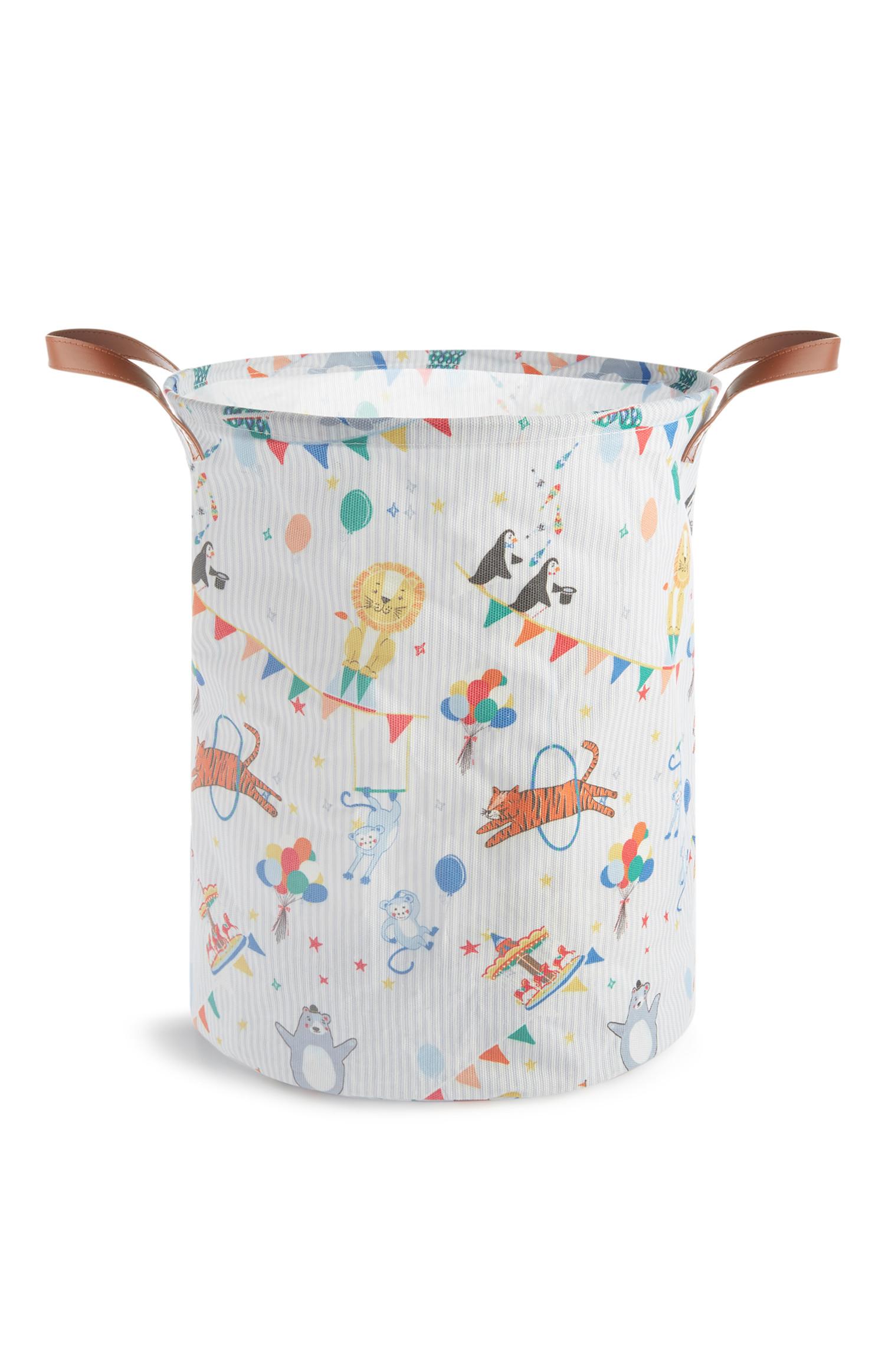 Otroška torba za perilo s cirkuškim vzorcem