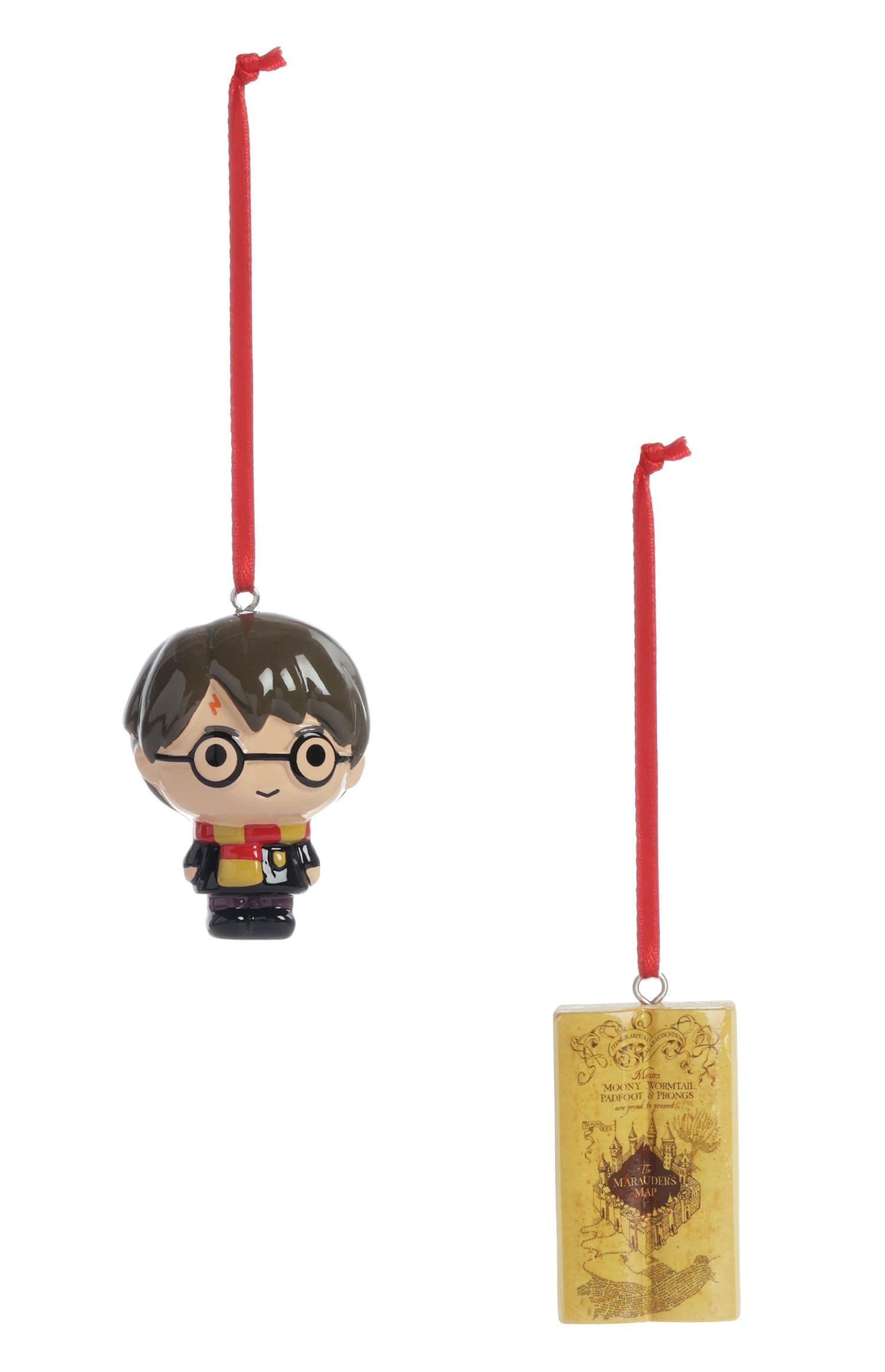 Pack de 2 adornos navideños de Harry Potter