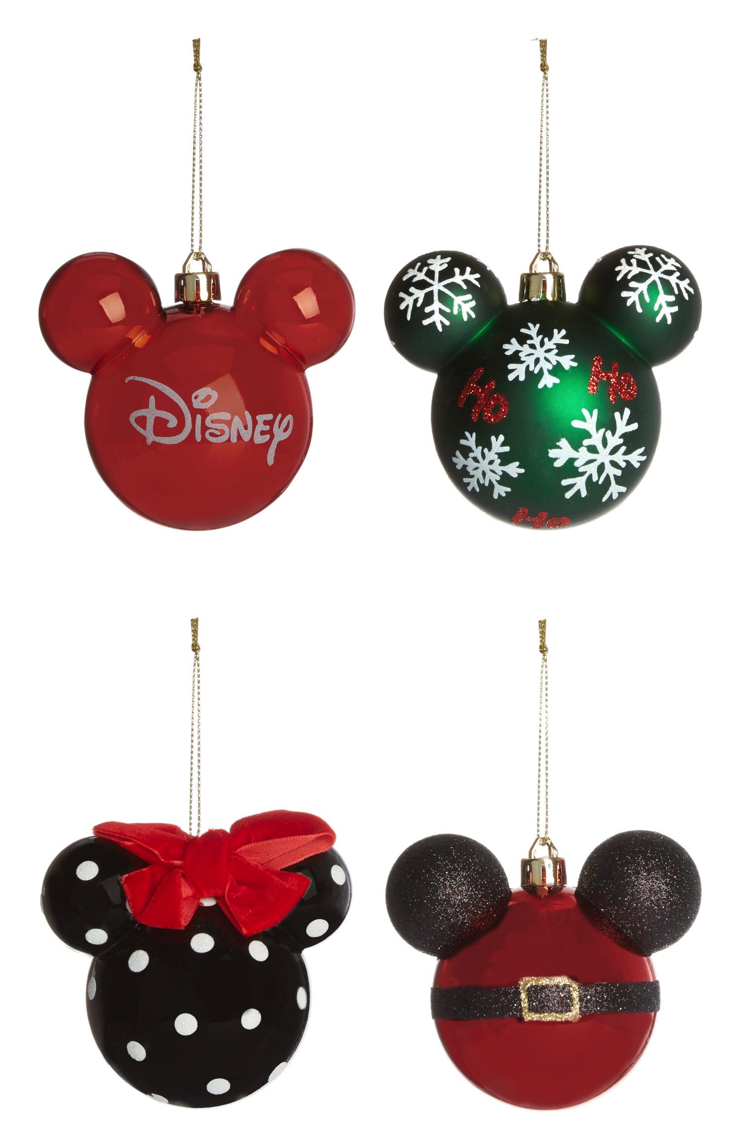 Lot De 25 Décorations Pour Sapin De Noël Mickey Mouse Noires