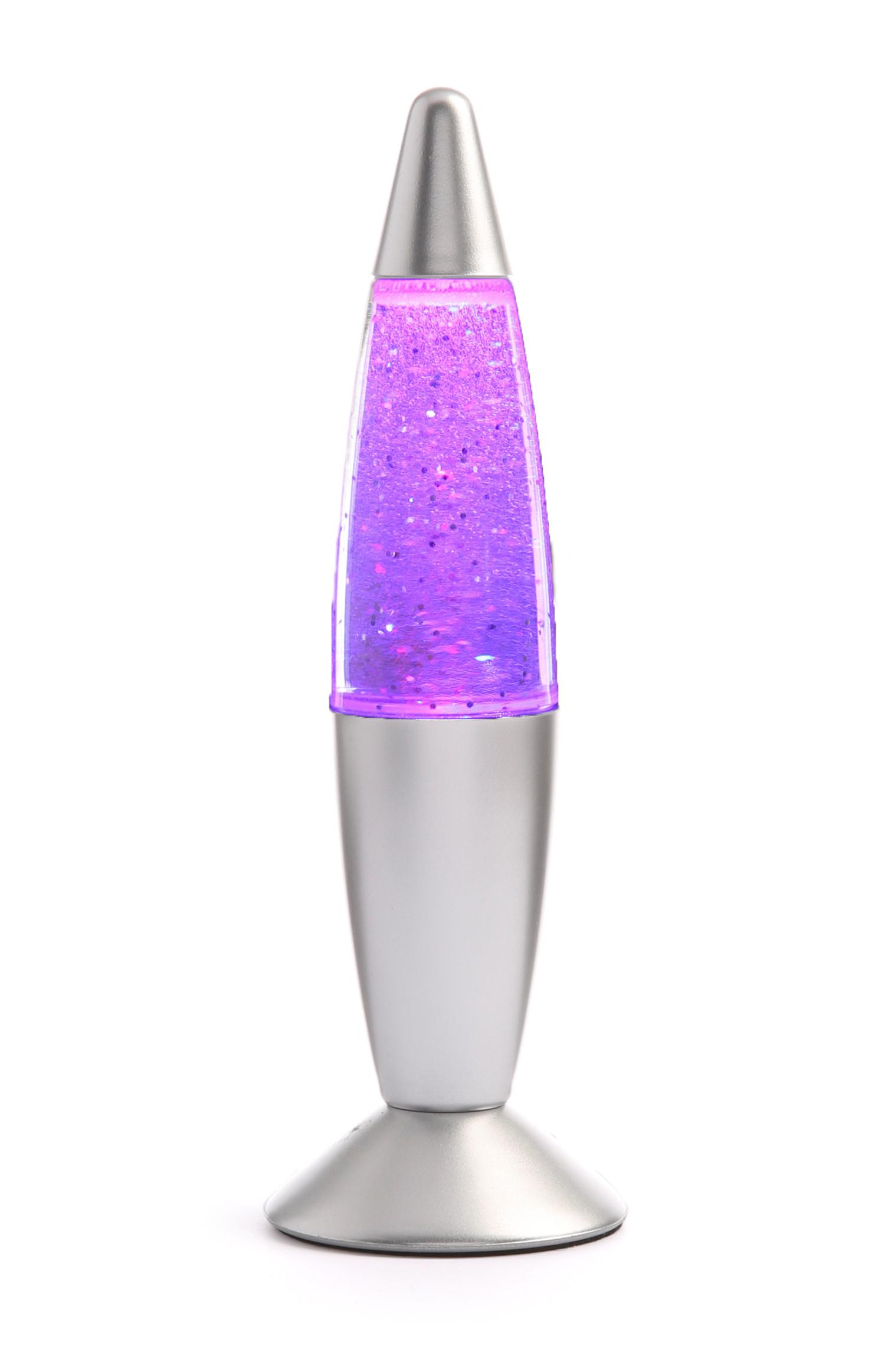 Lámpara con purpurina