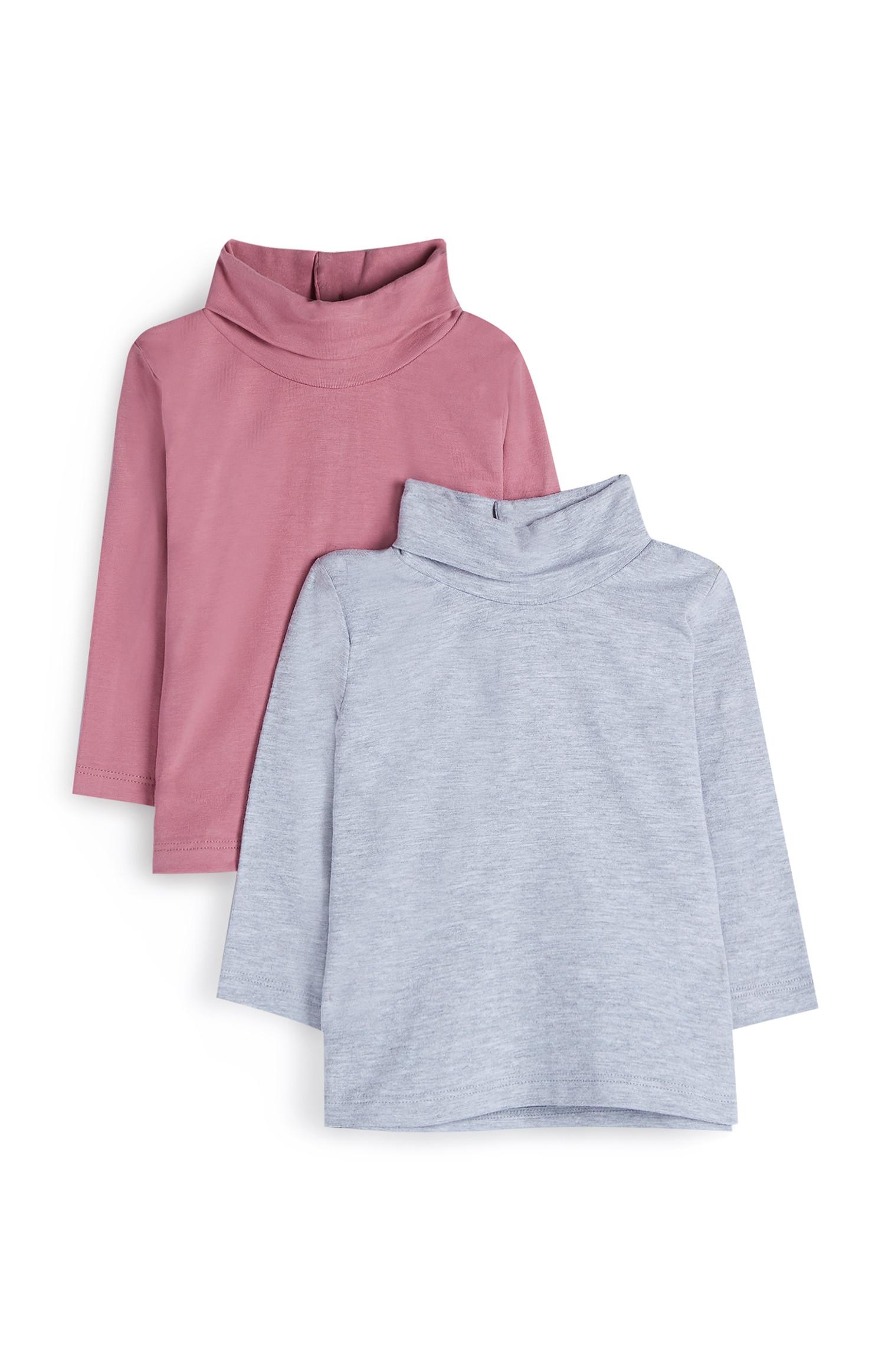 Pack de 2 camisetas de cuello vuelto