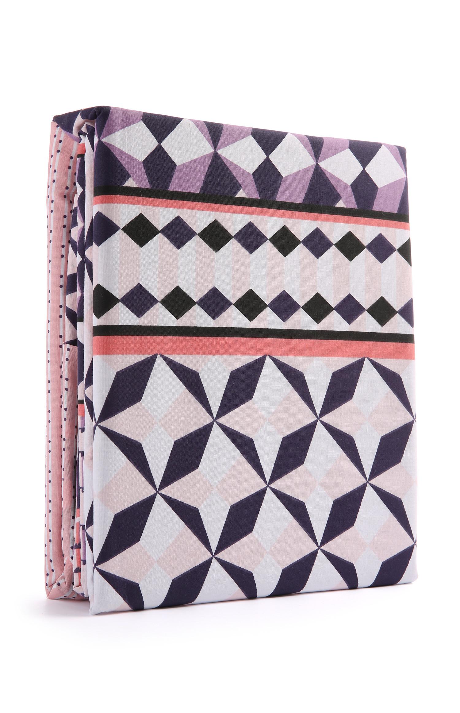 Funda nórdica con estampado morado