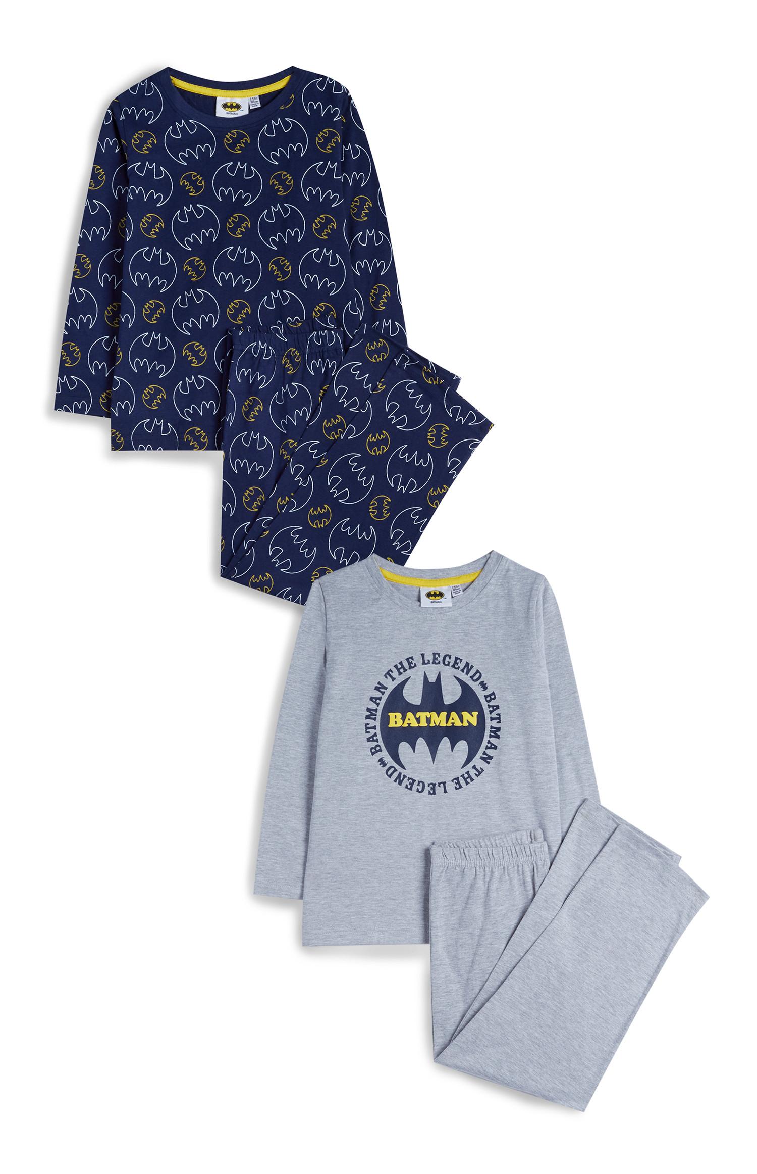 Pack de 2 pijamas de Batman para niño pequeño