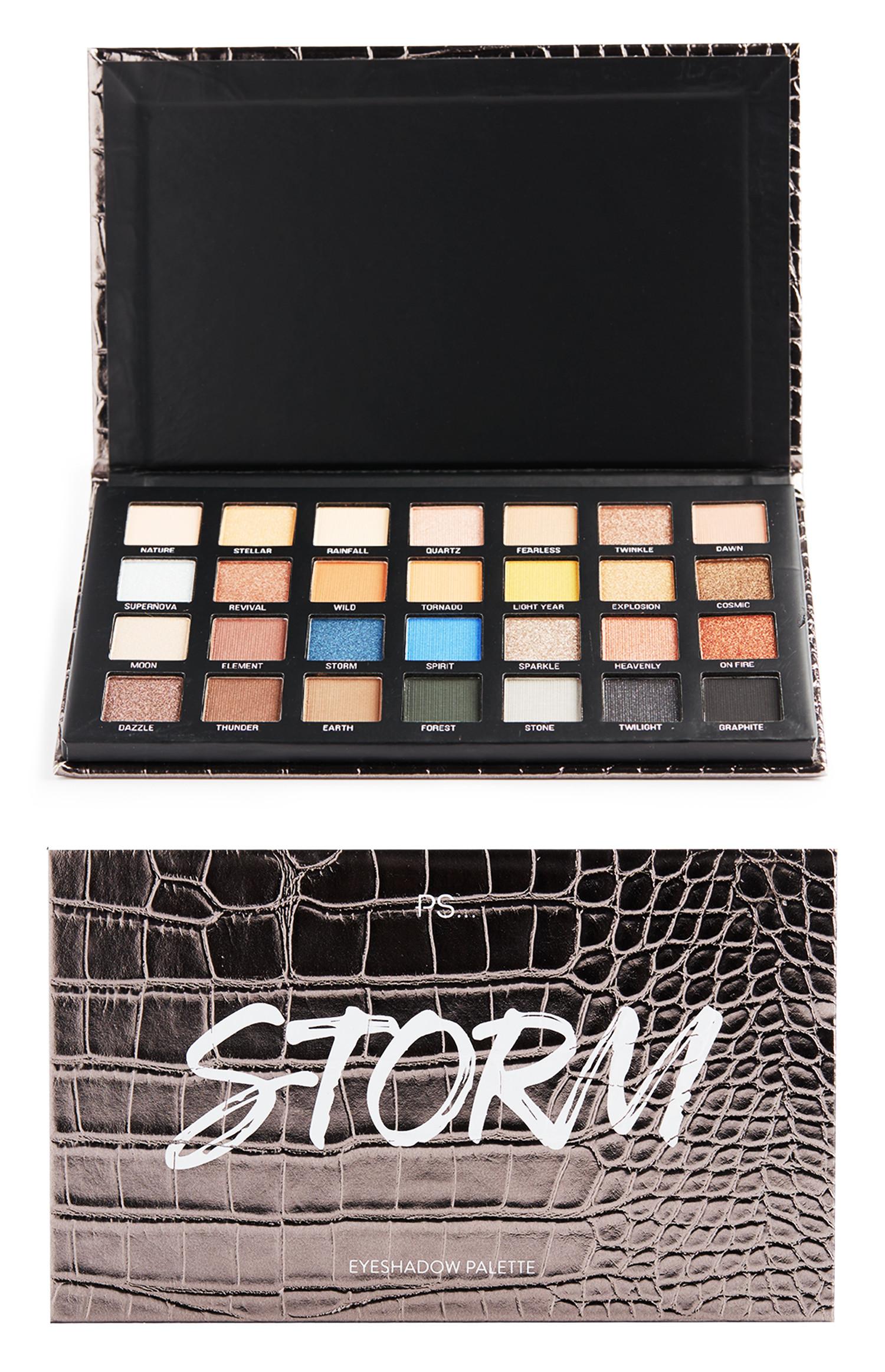 Paleta de sombras de ojos Storm en 28 tonos