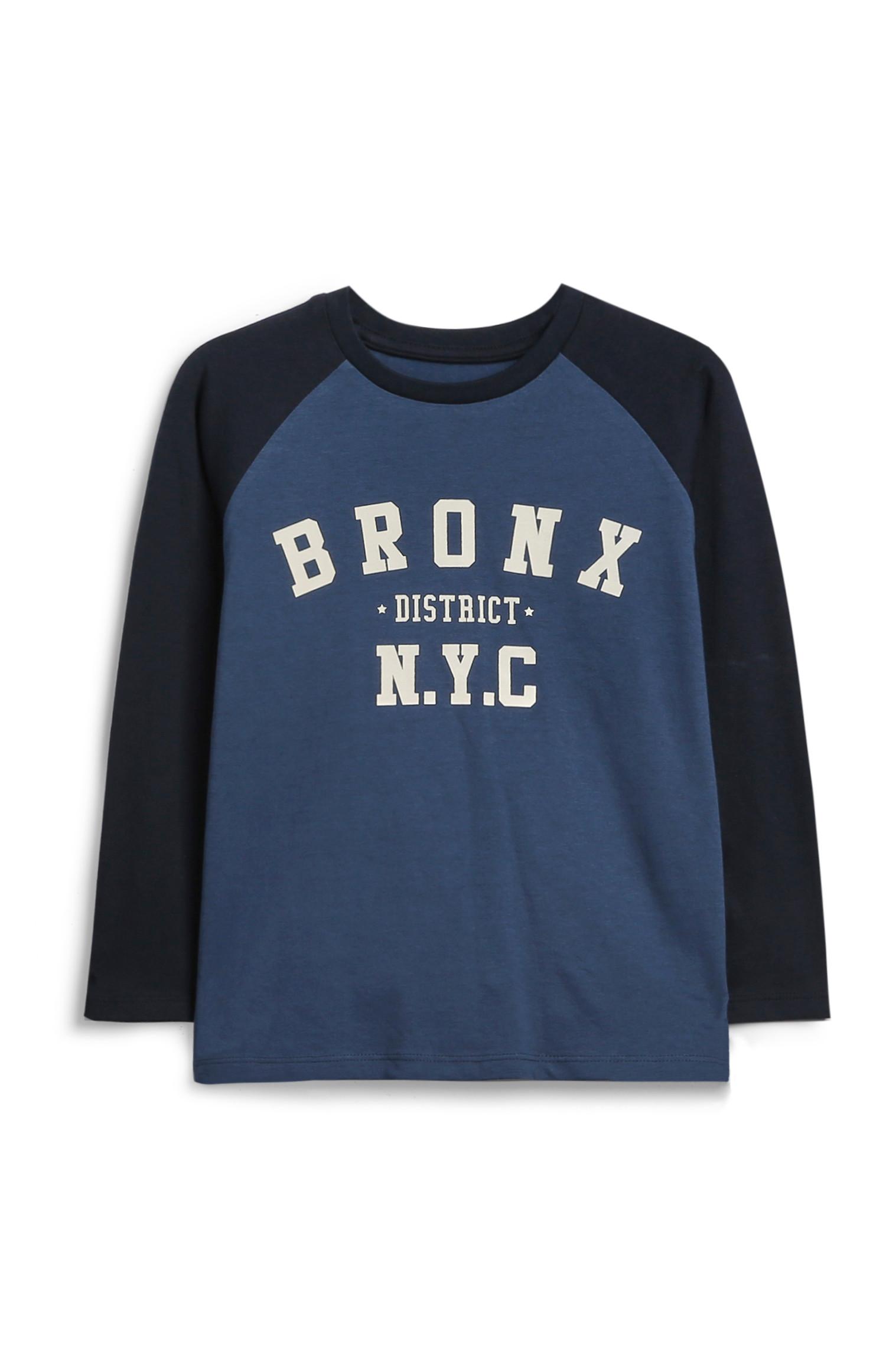 Camiseta azul NYC para niño pequeño