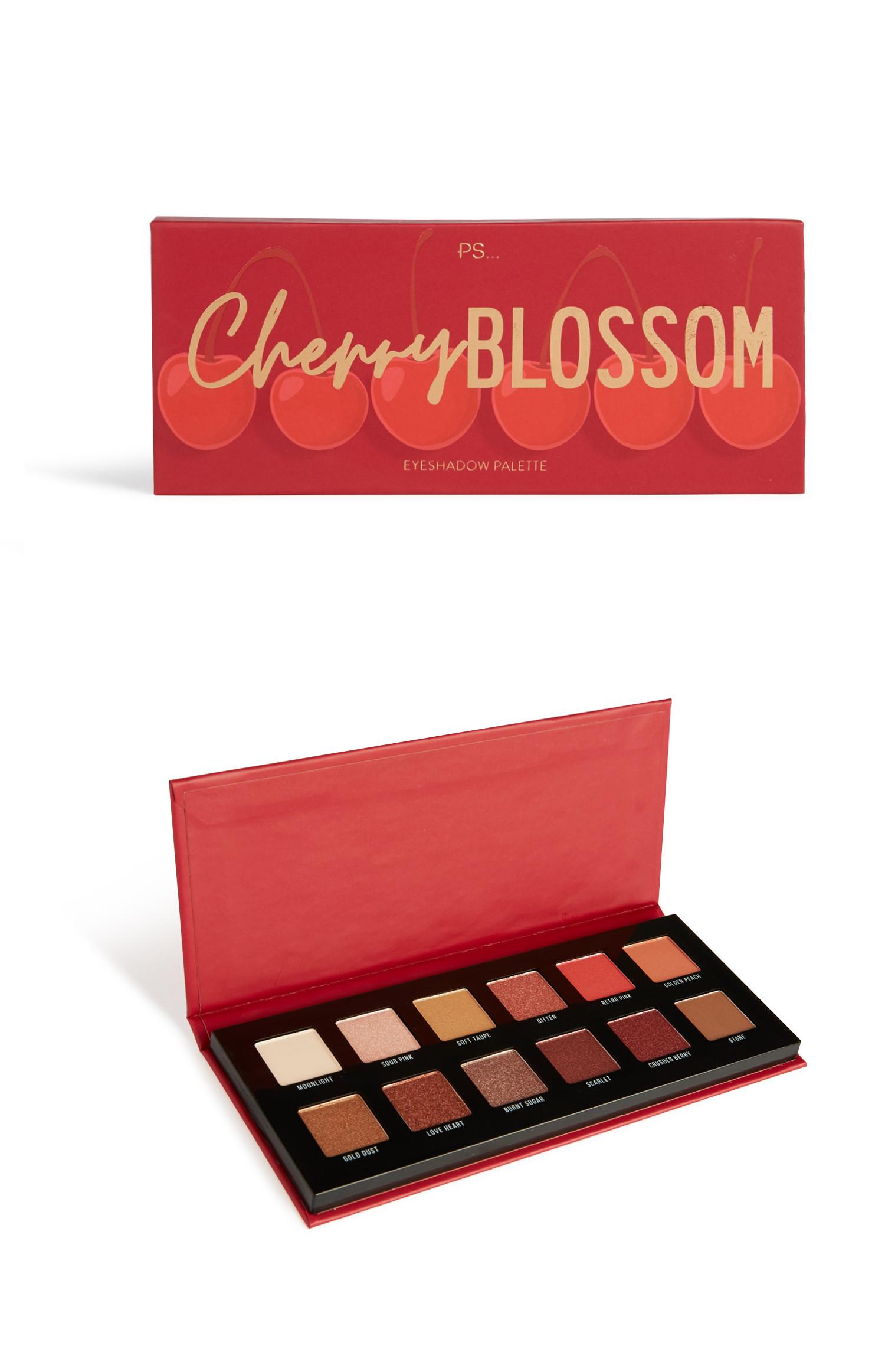 Paleta de sombras de ojos rojiza «Cherry Blossom»