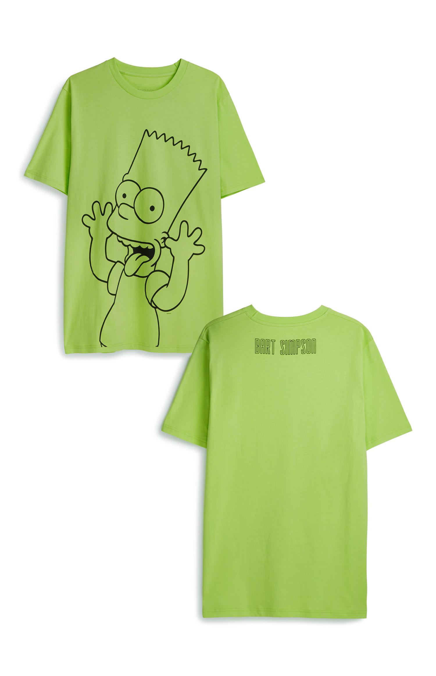 T-shirt néon Bart Simpson