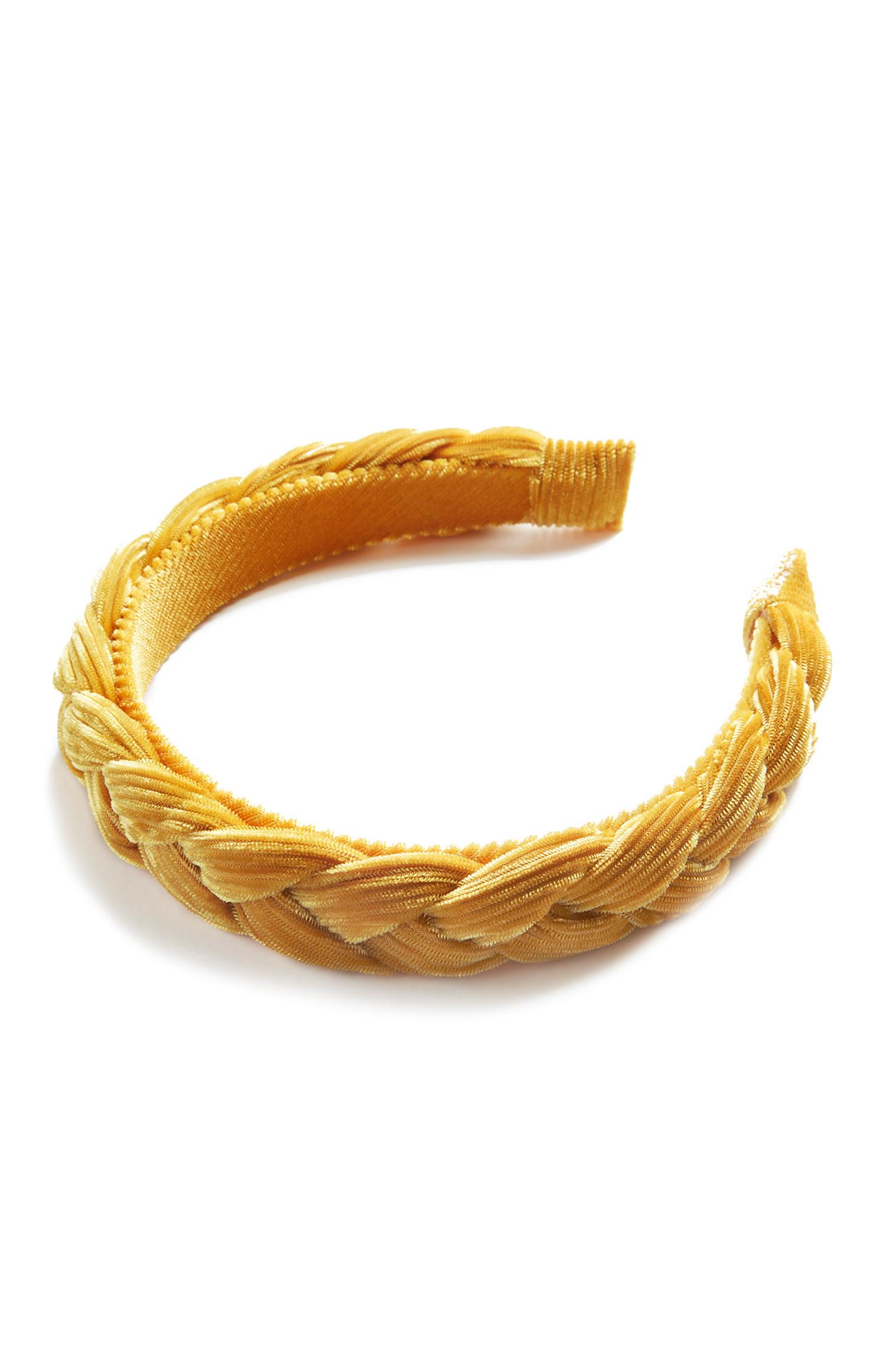 Bandolete entrançada veludo