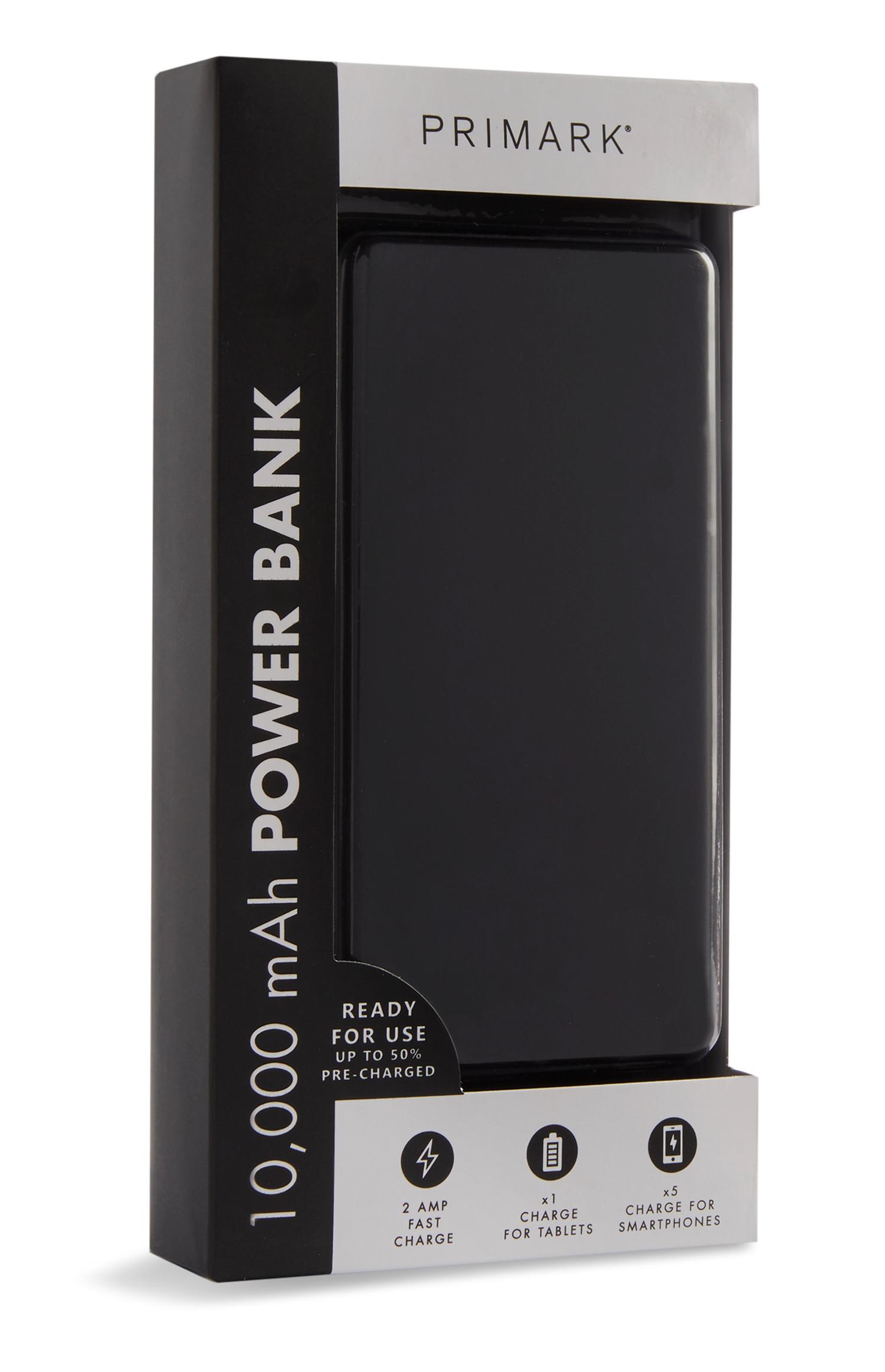 Črna velika prenosna baterija