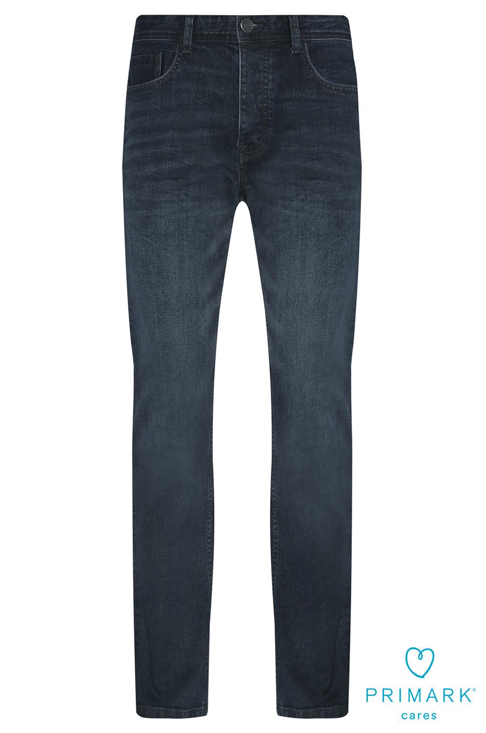 Calças ganga corte direito algodão sustentável