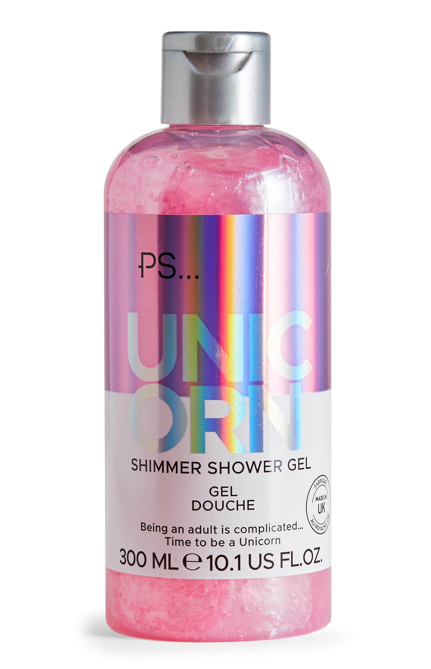 Gel de ducha brillante rosa Unicorn