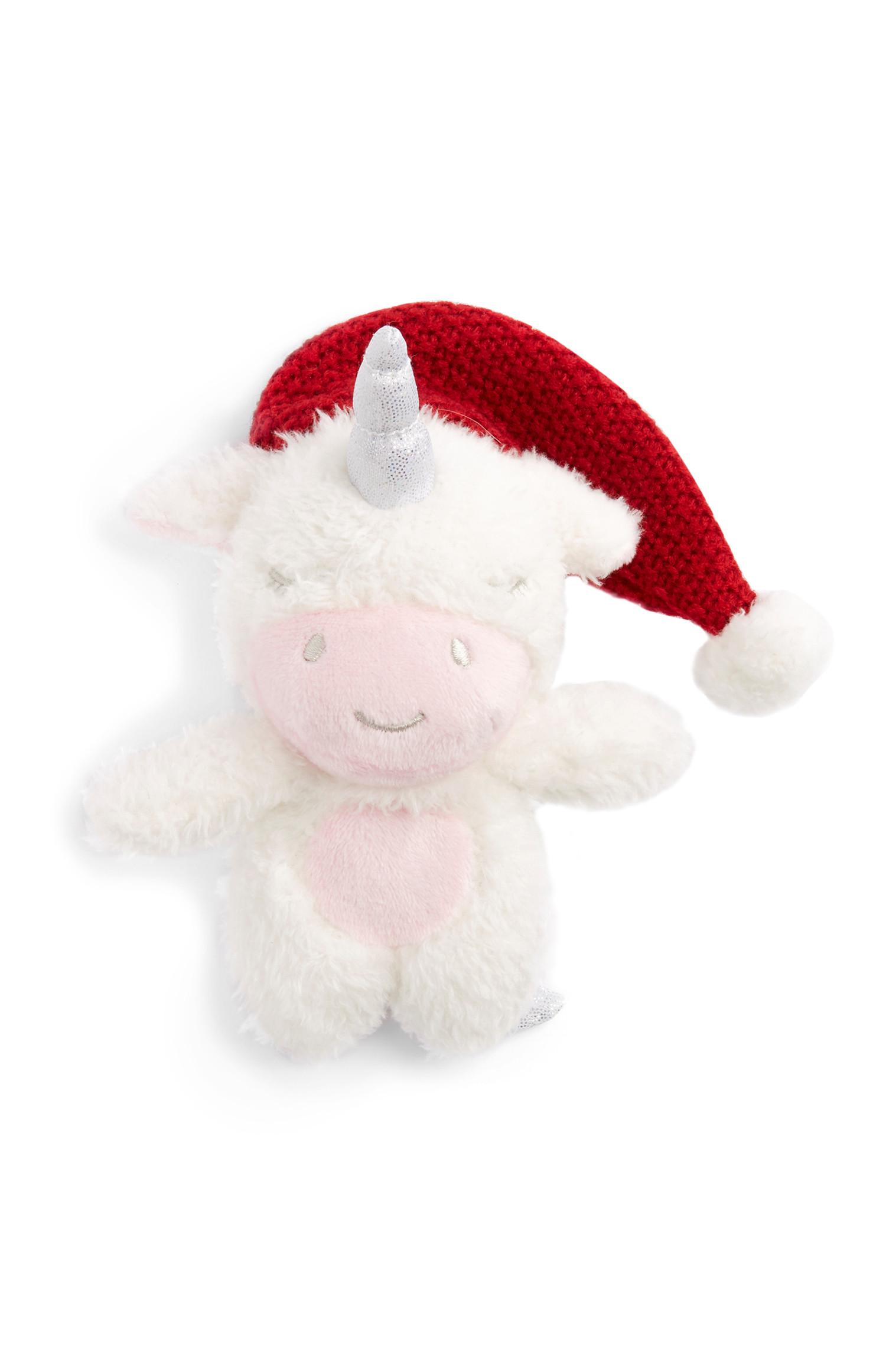 Peluche navideño de unicornios