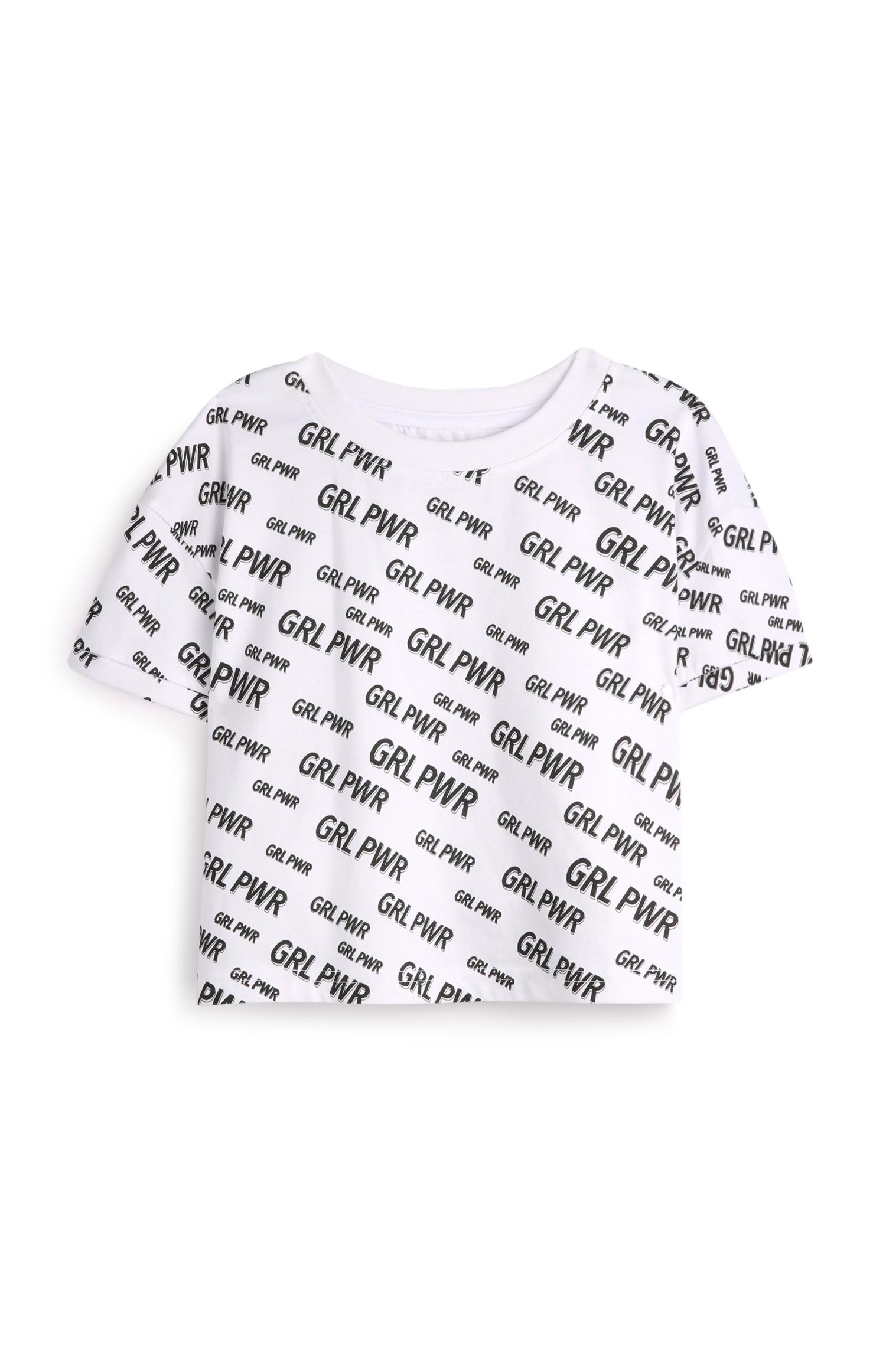 Bel kratek top za starejša dekleta