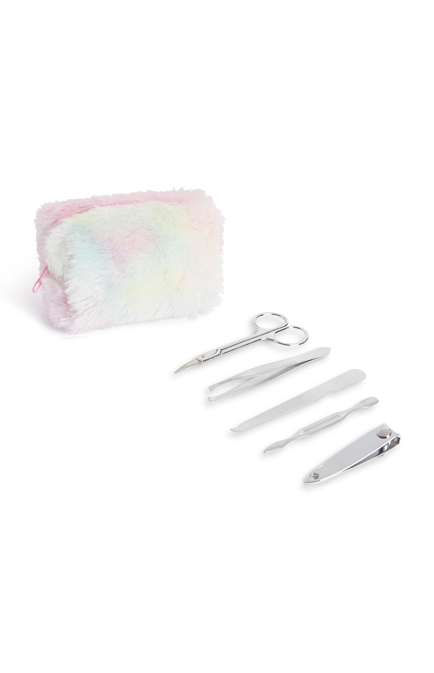 Conjunto manicura unicórnio