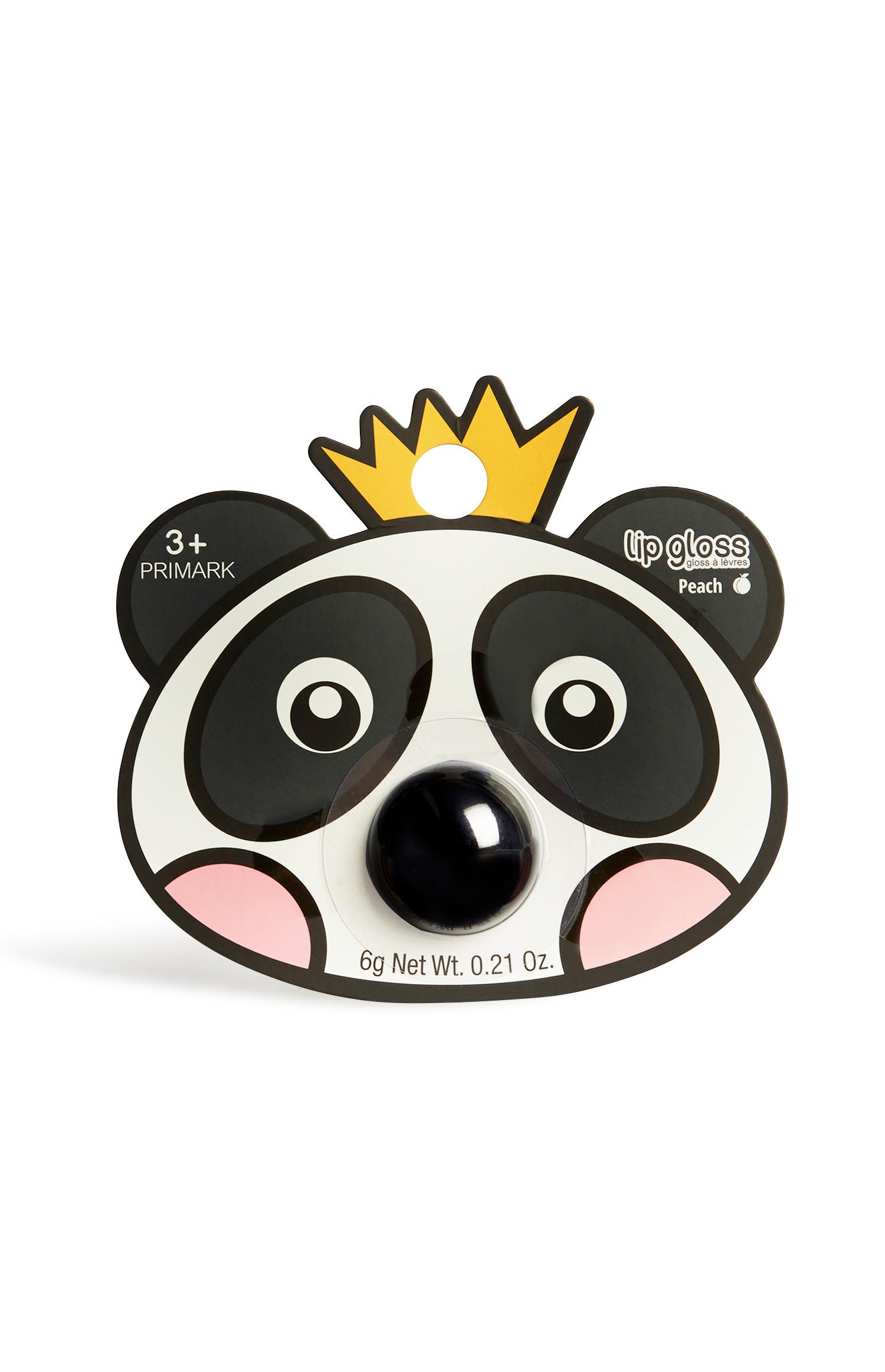 Brillo de labios para nariz de panda