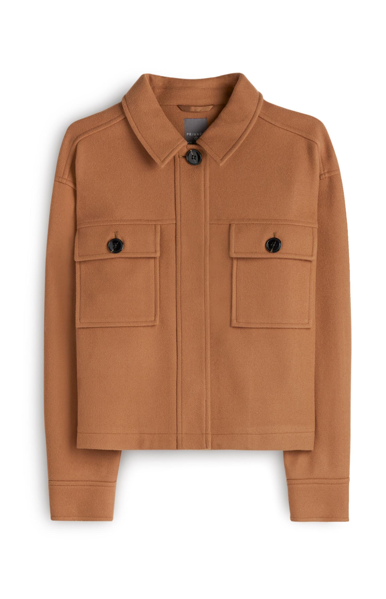 Casaco polar caramelo