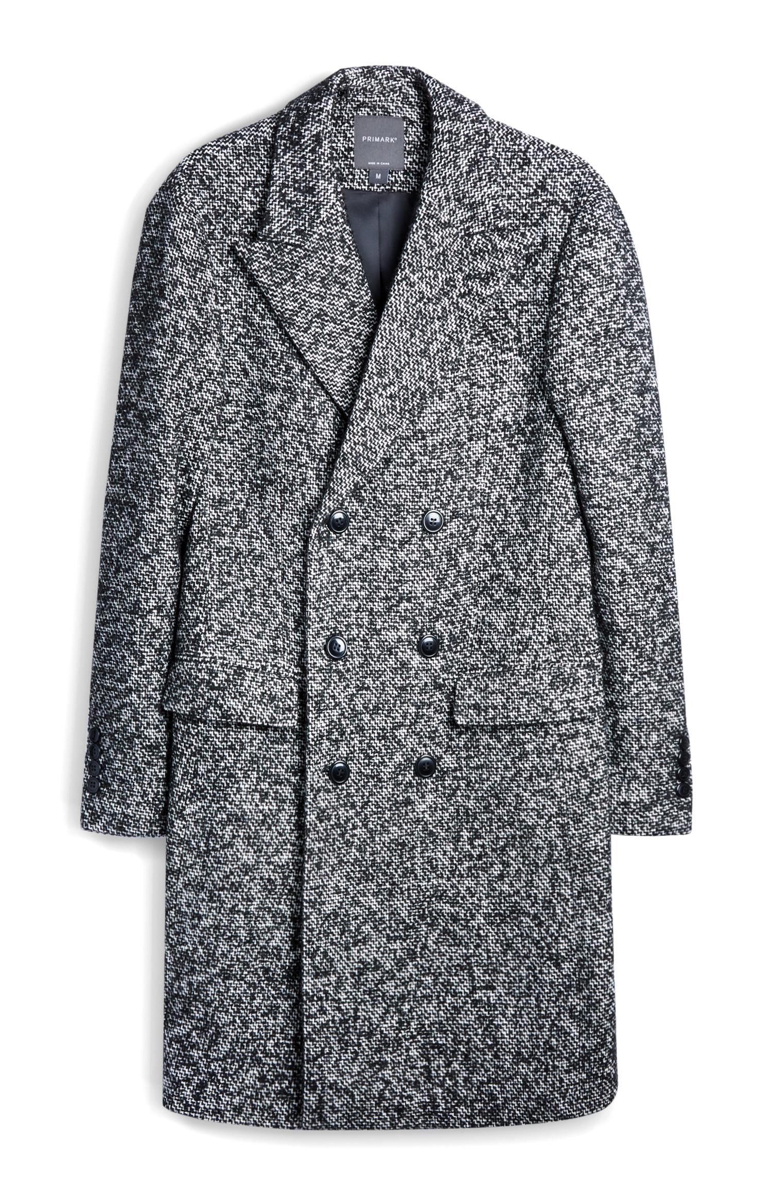 Casaco texturado monocromático