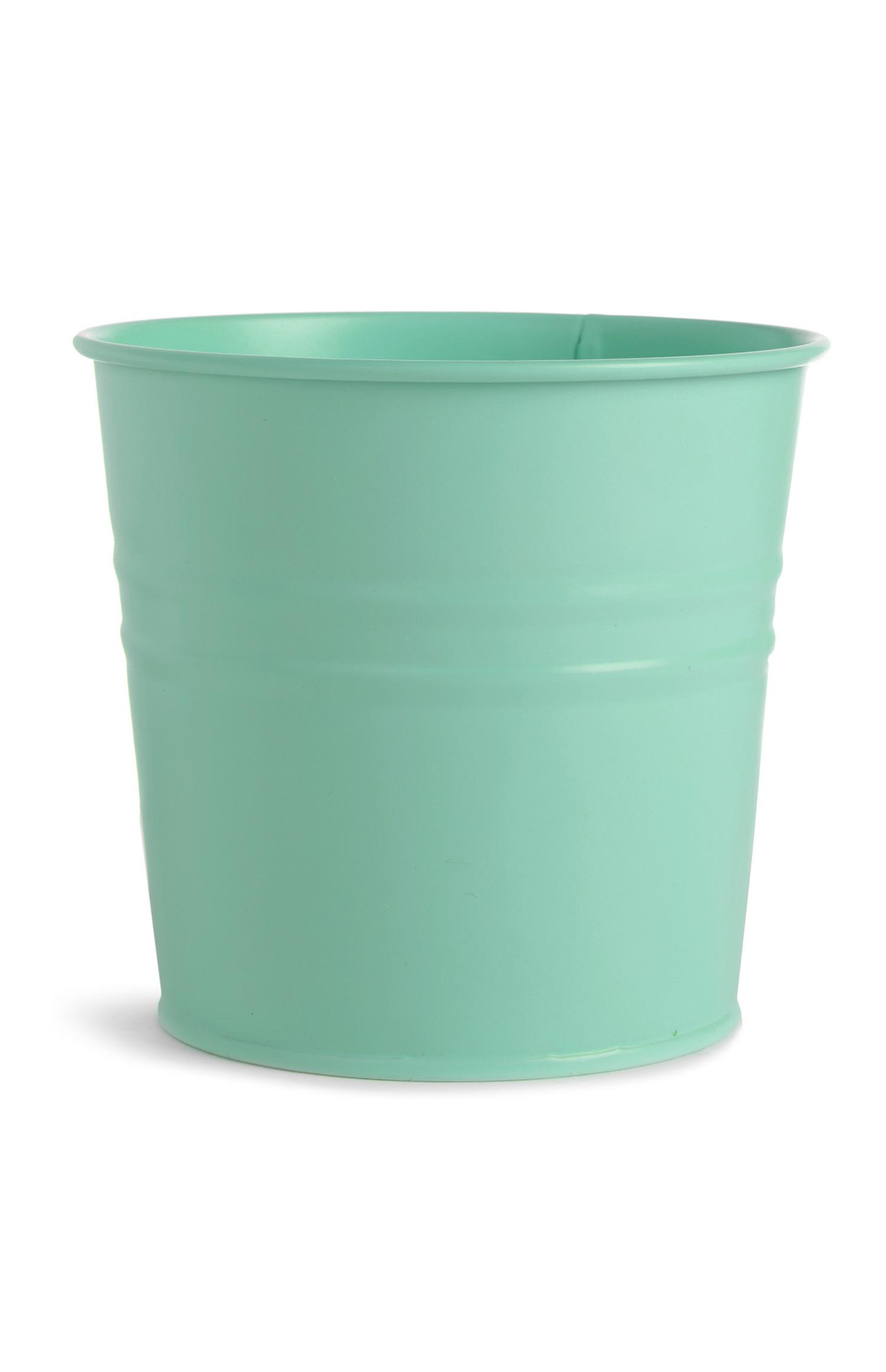 Pastelni kositrni lonček za rože