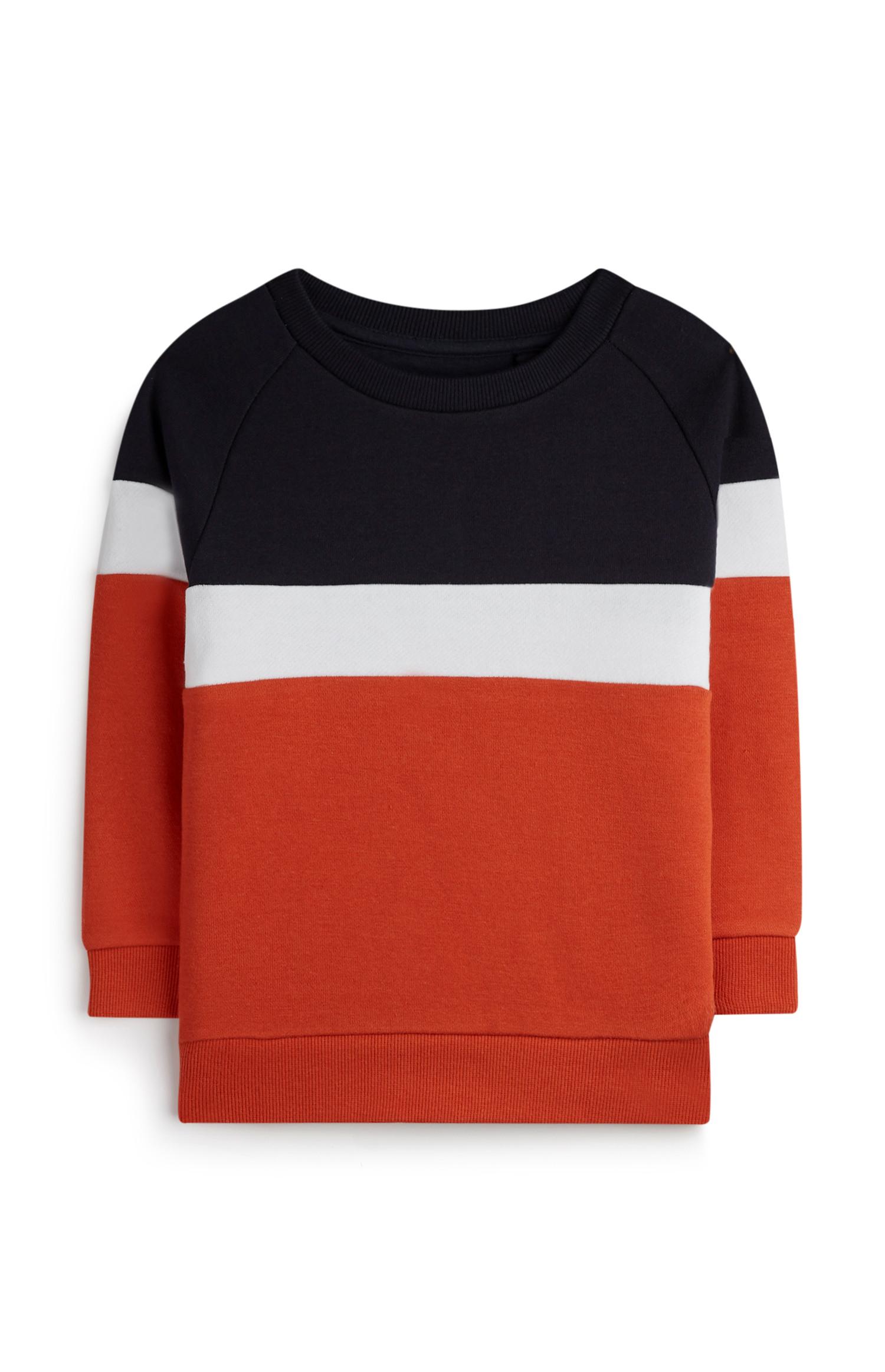 Jersey bicolor para niño pequeño