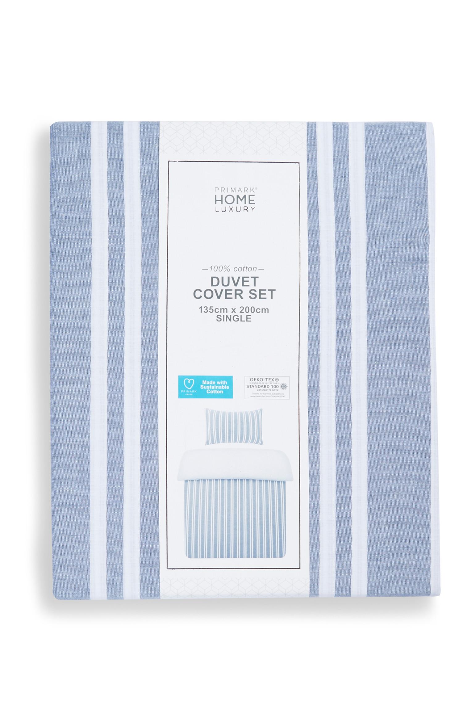 Funda de edredón individual de cambray