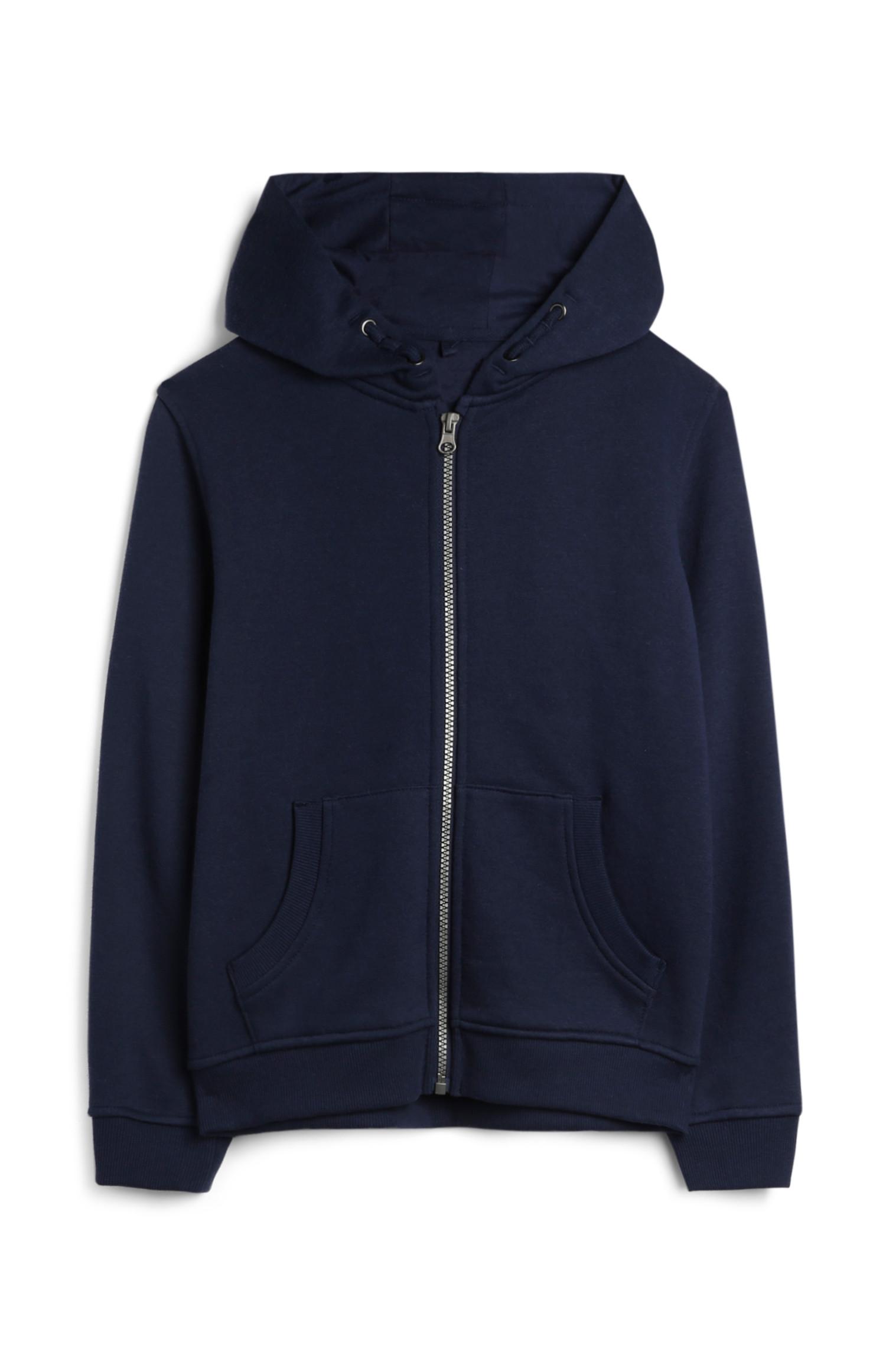 Mornarsko modra jopa s kapuco za starejše dečke