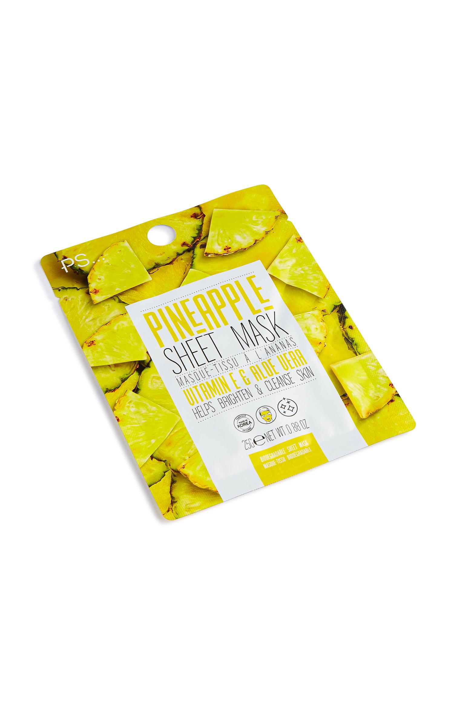 Máscara tecido Pineapple