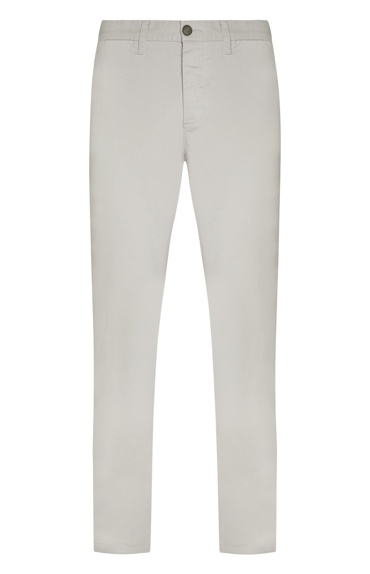 Calças chino elásticas cru
