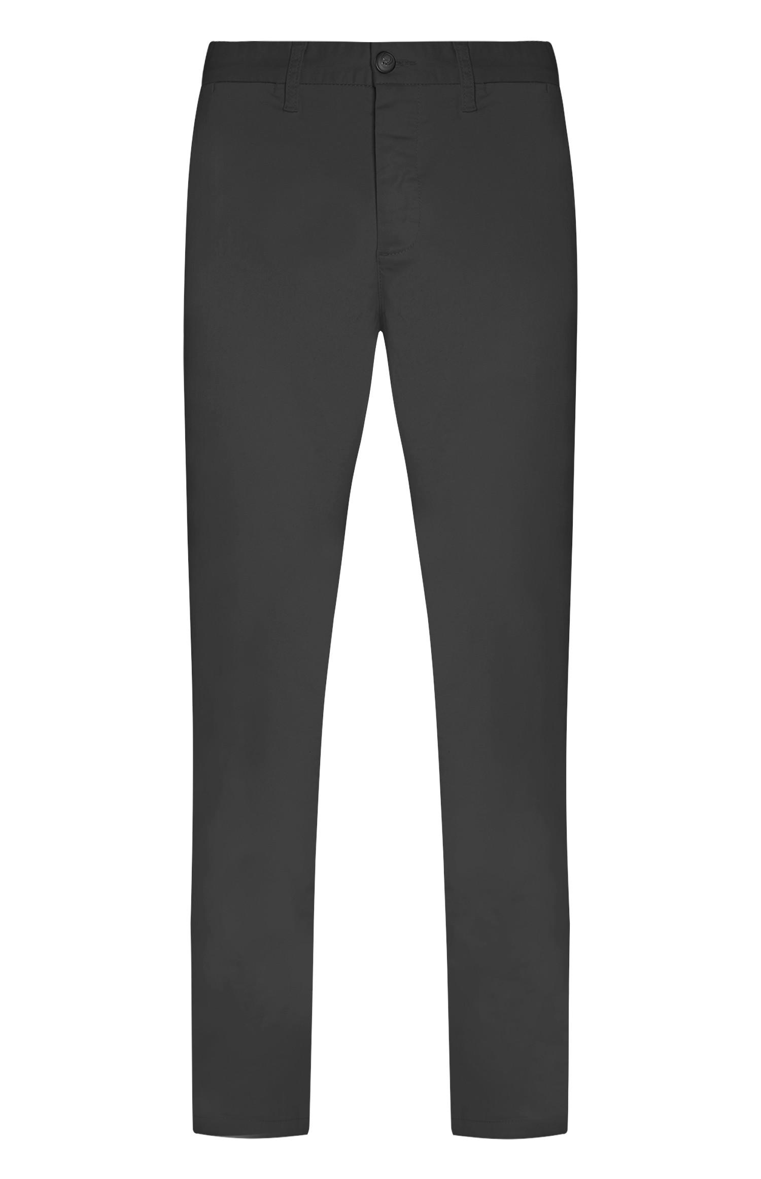 Pantalon chino gris foncé stretch