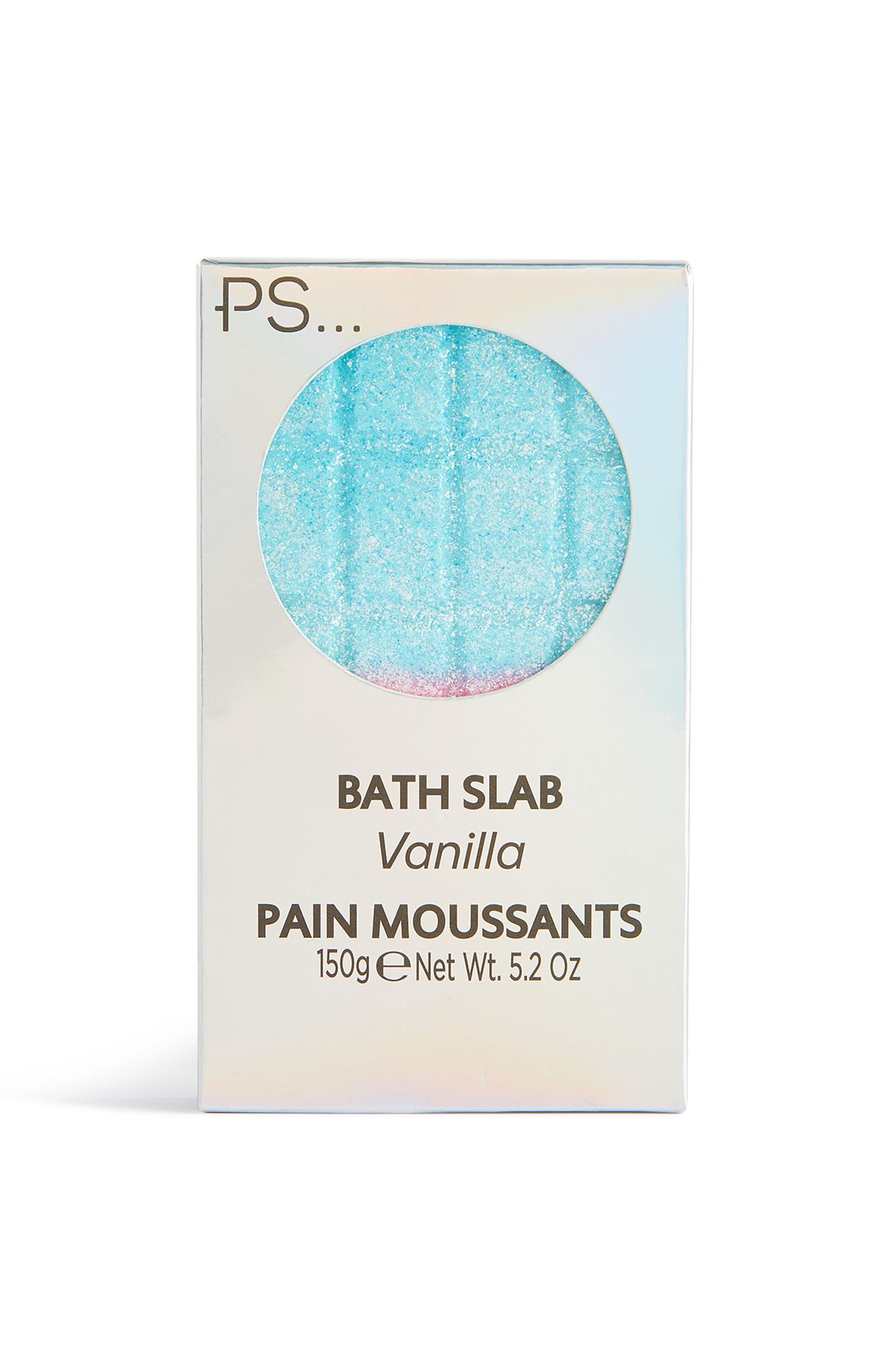 Tableta de baño de vainilla