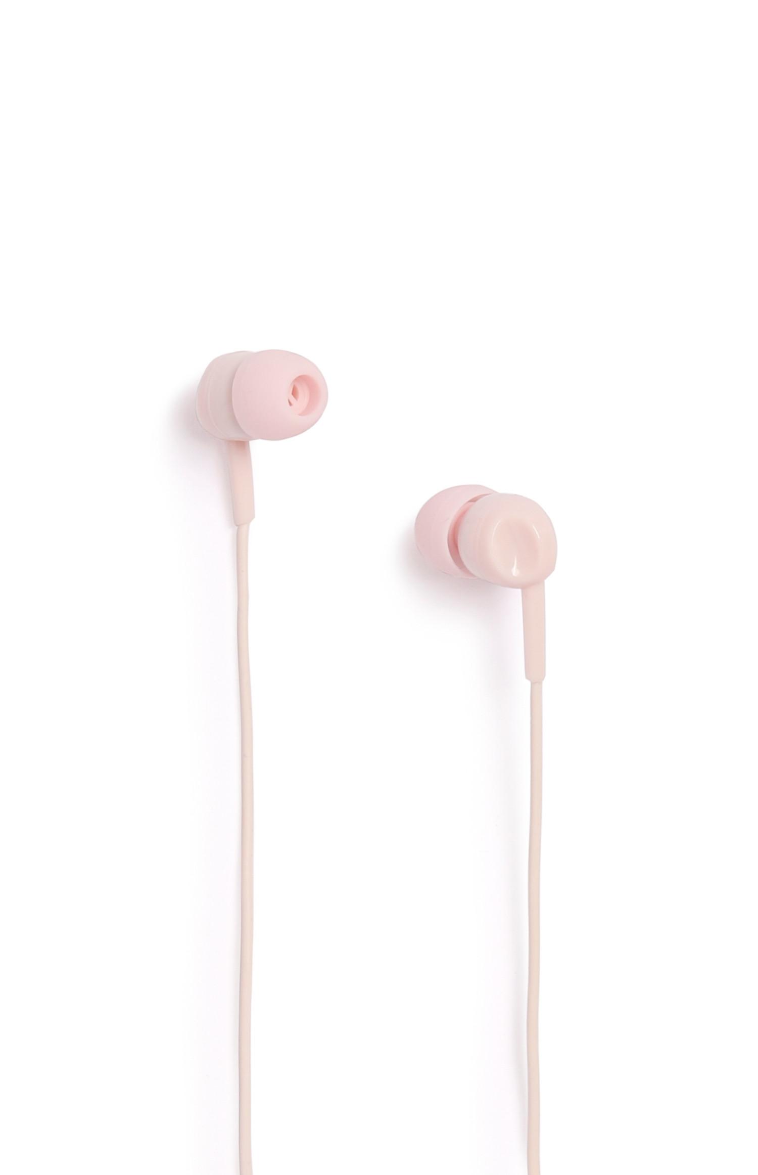 Rožnate slušalke za v ušesa