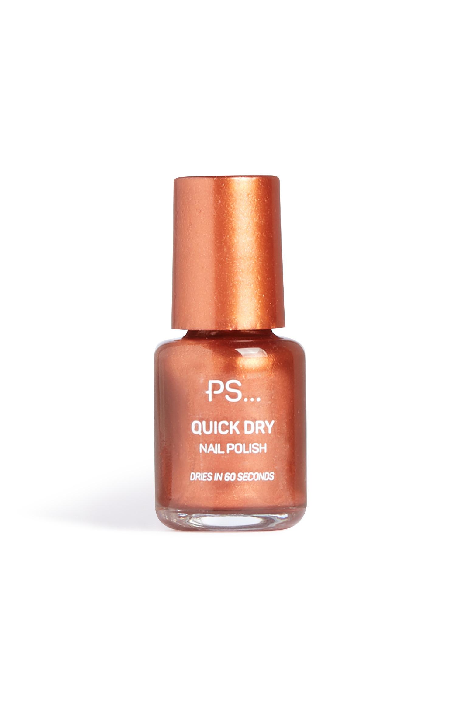 Esmalte de uñas de secado rápido naranja