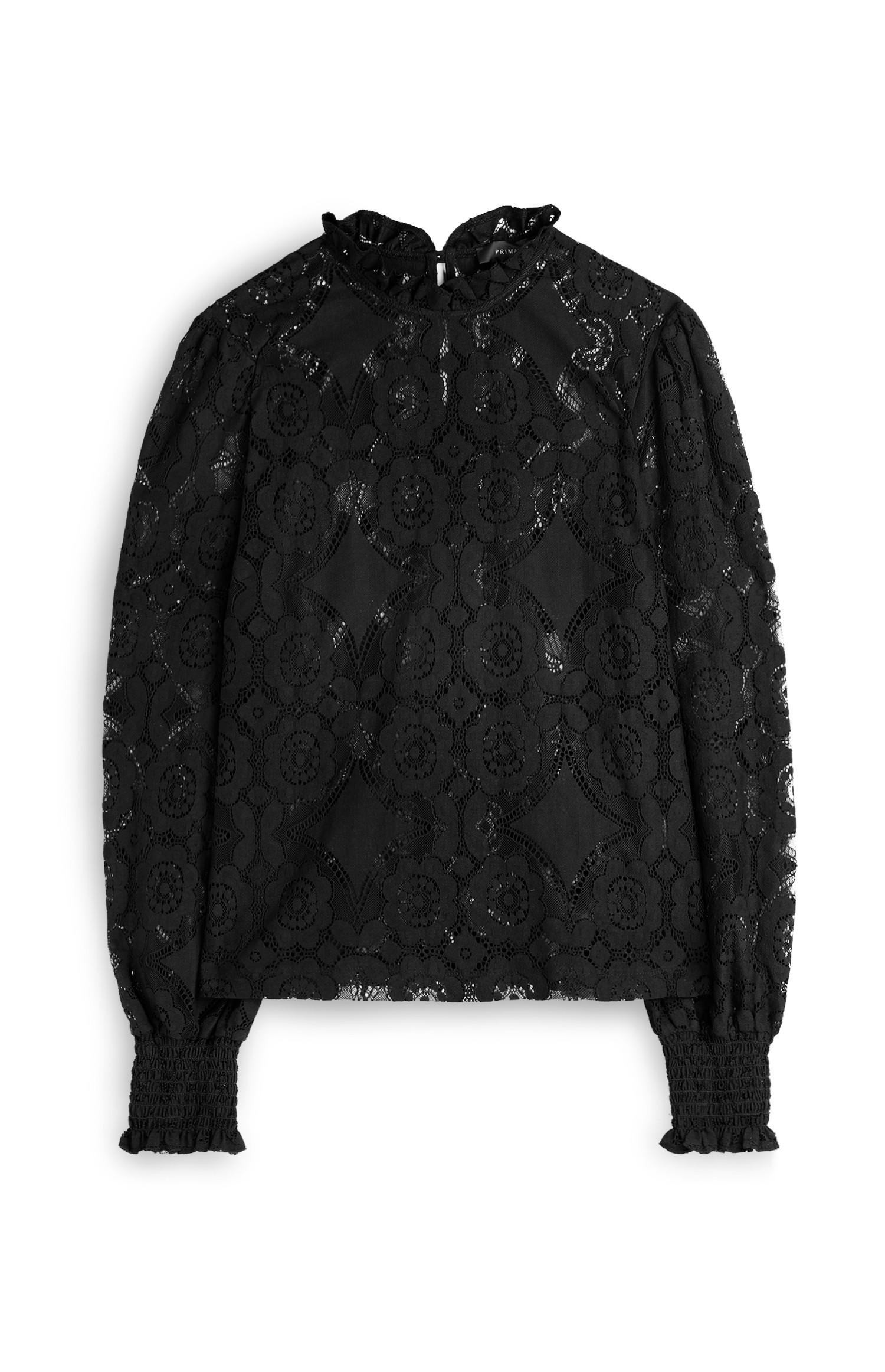 camisa negra primark