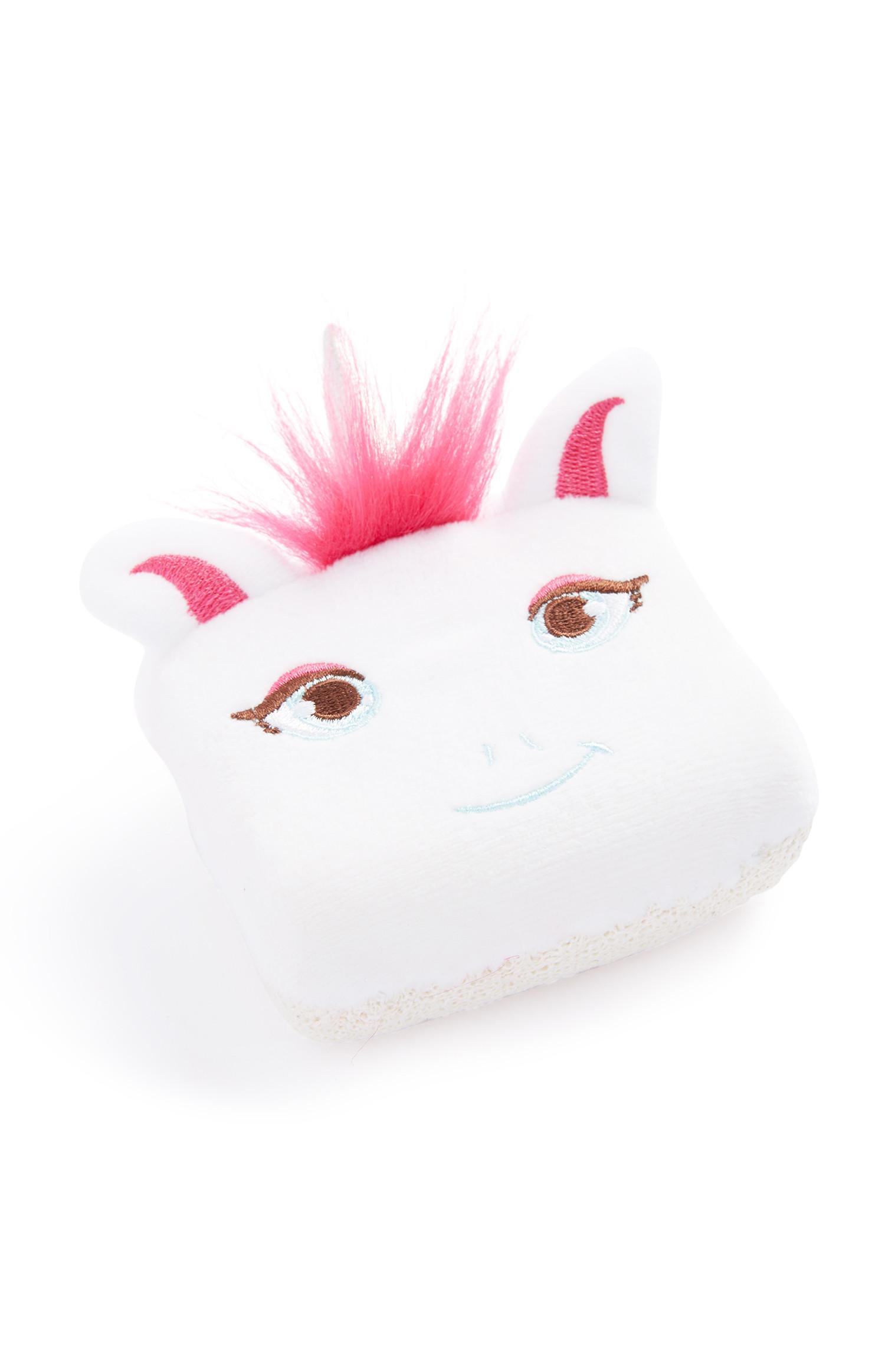 Esponja de baño de unicornio