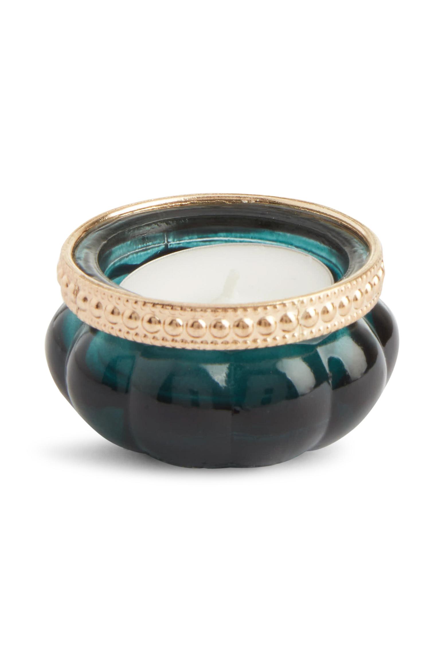 Soporte para vela verde