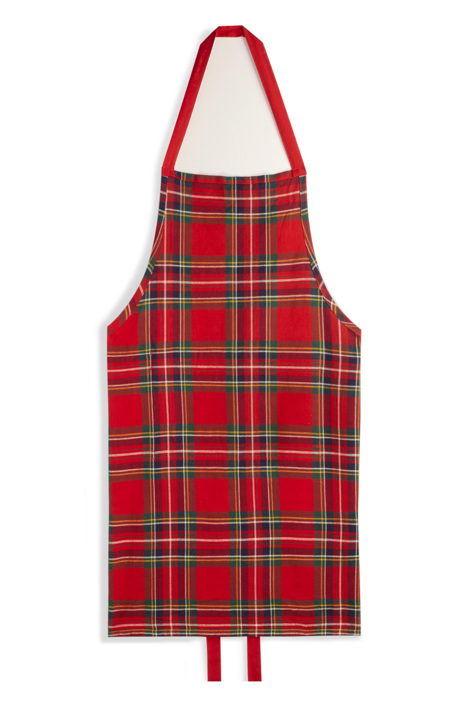 Avental padrão tartan