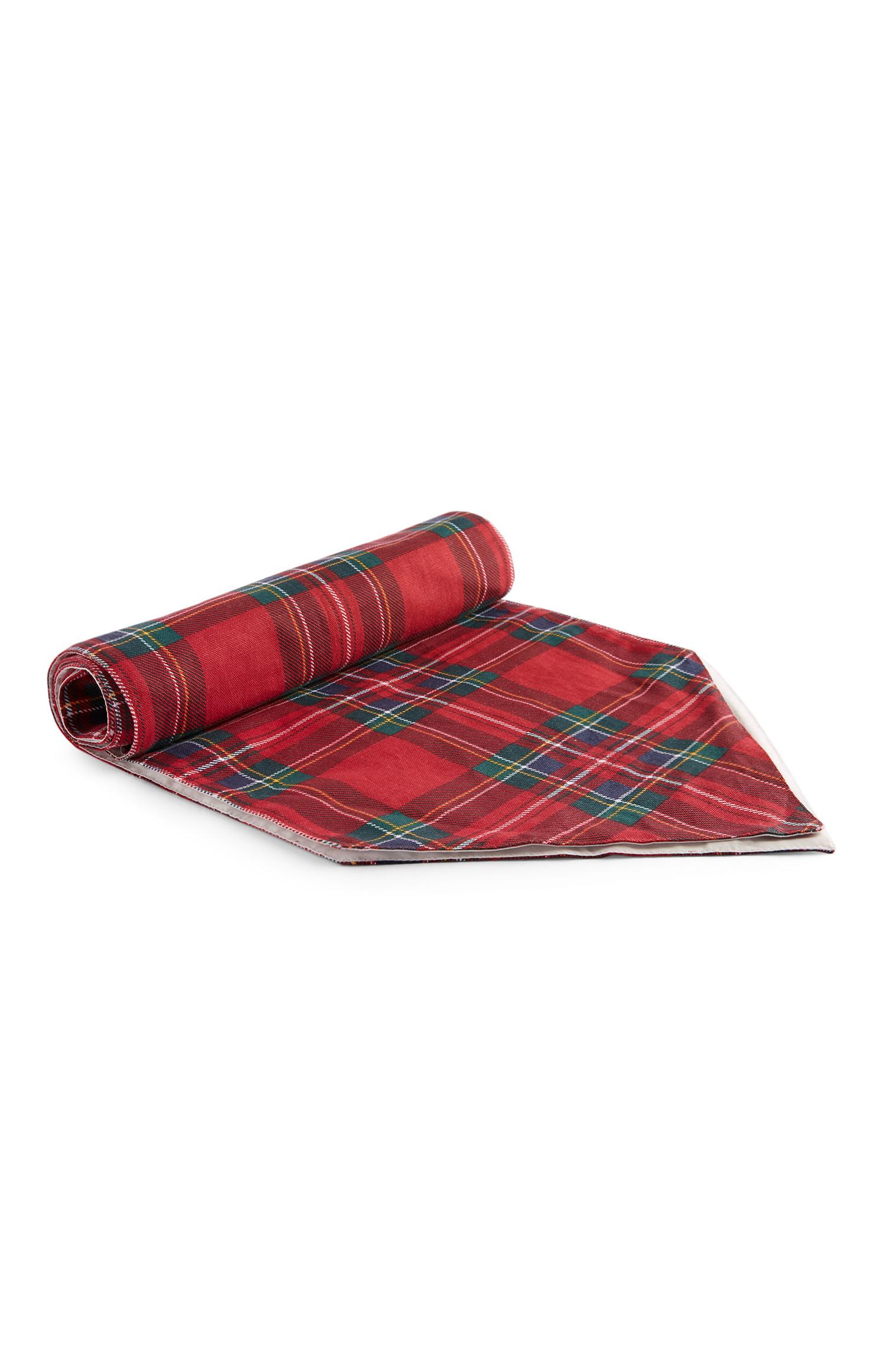 Caminho de mesa padrão tartan