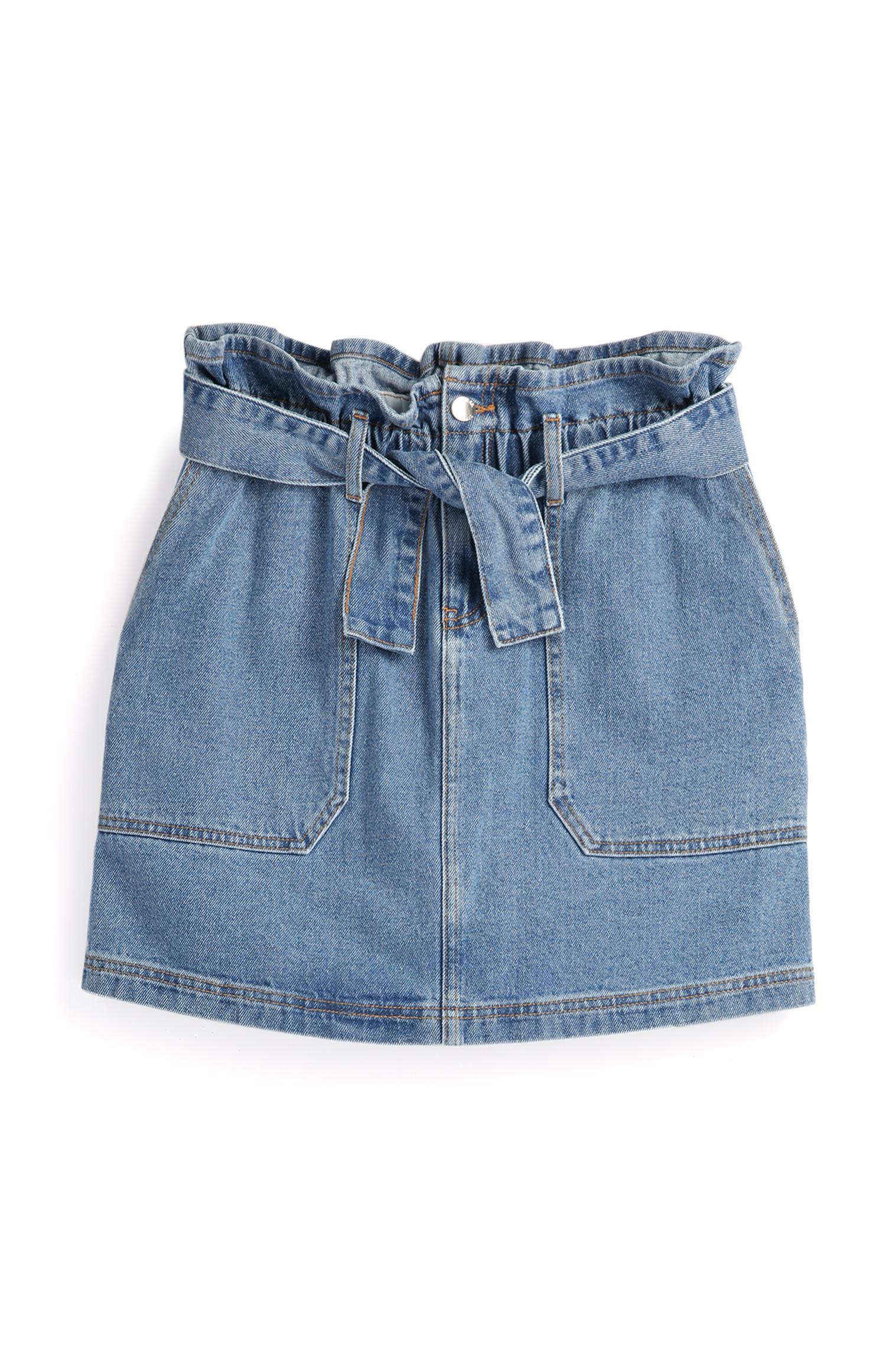 black denim skirt primark