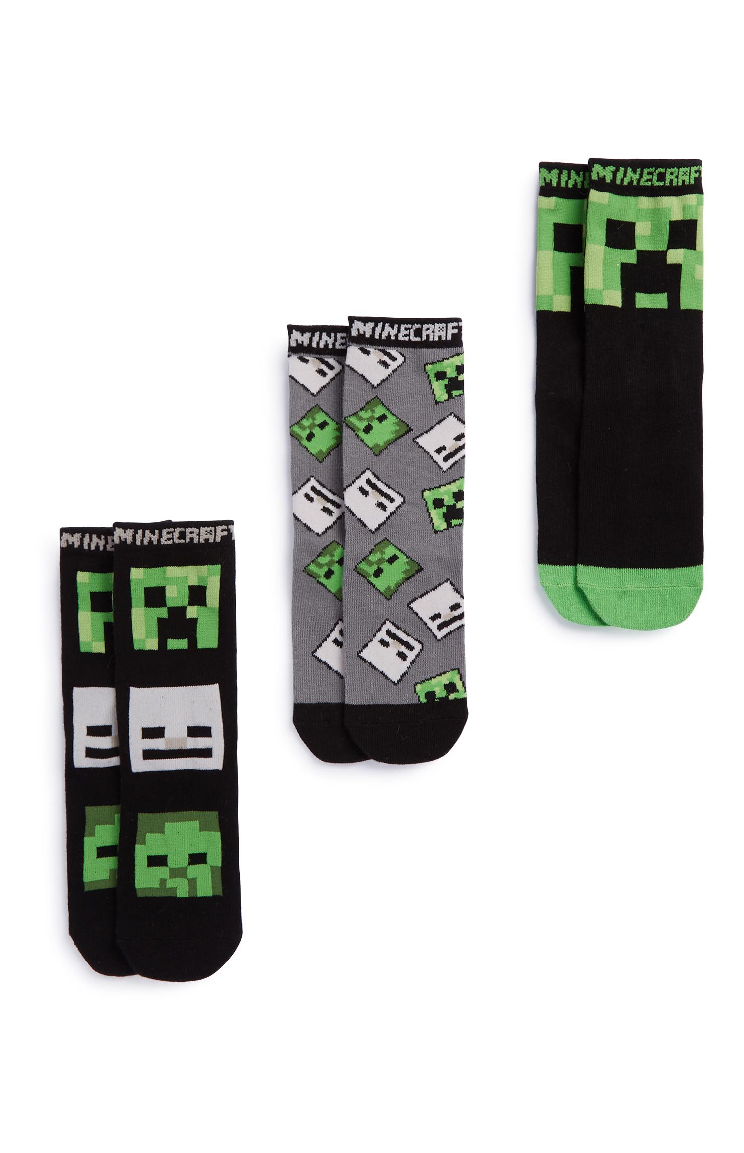 Nogavice Minecraft, 3 pari