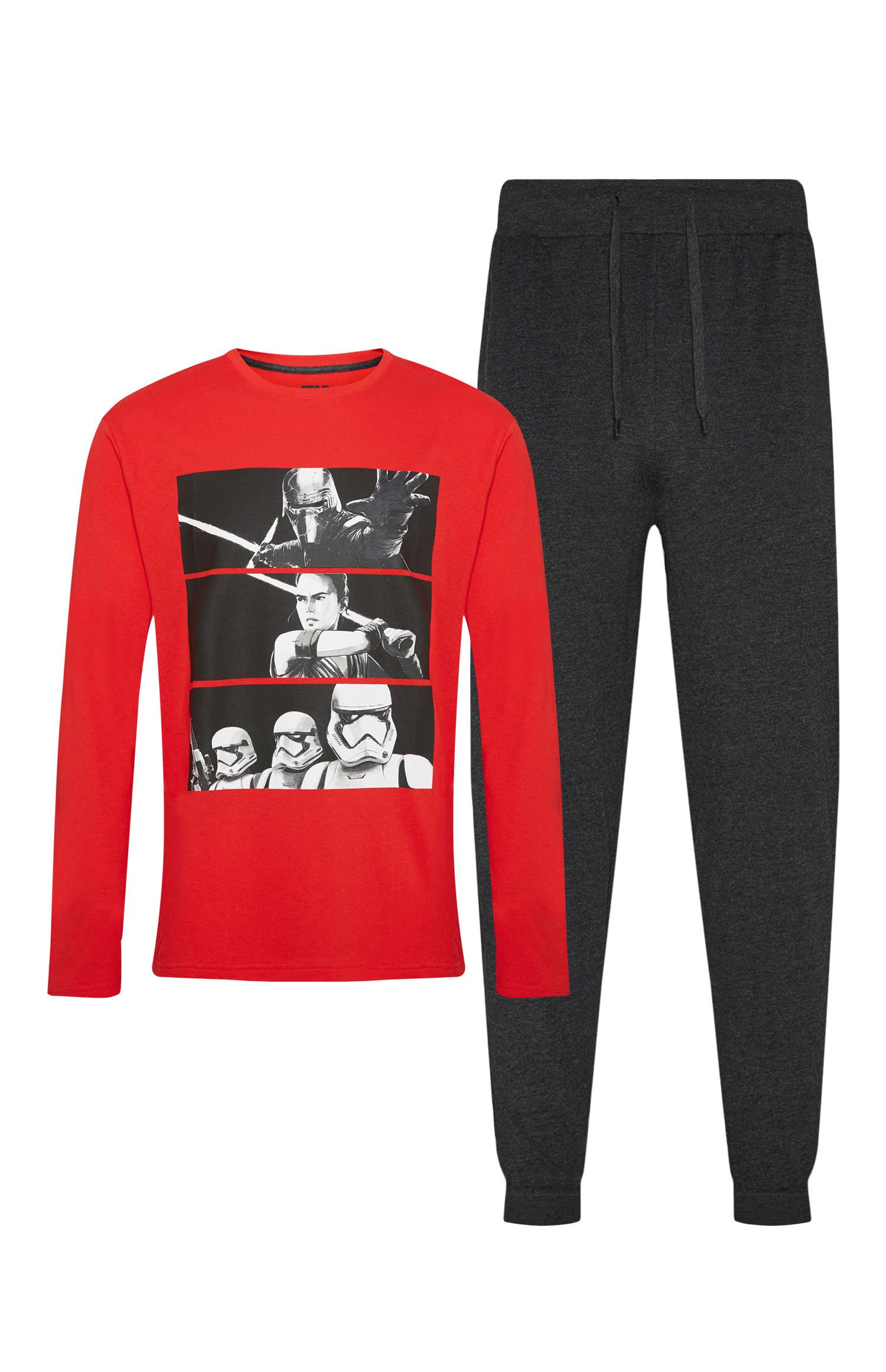 Pijama Star Wars preto e vermelho