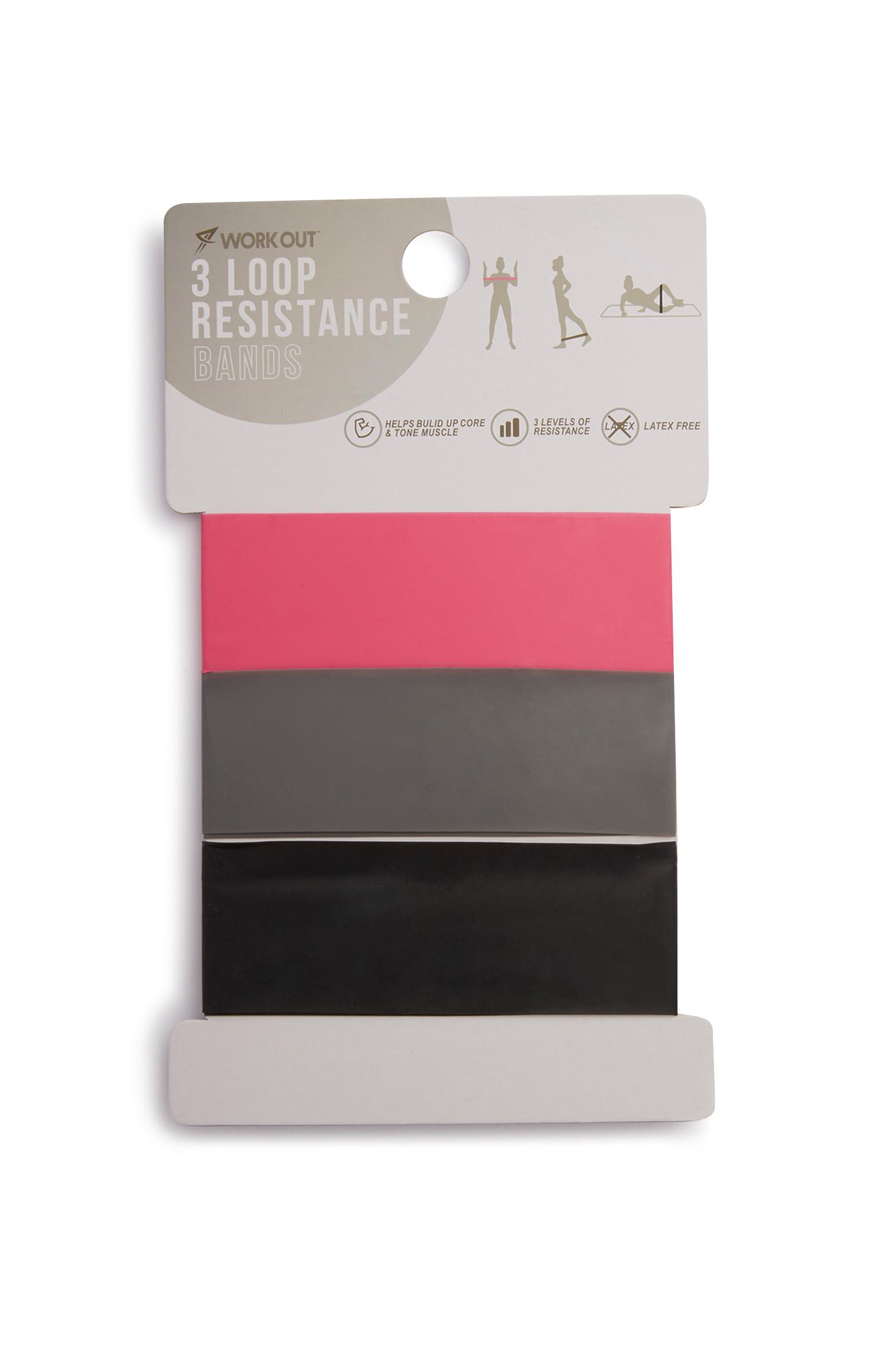 Obročasti trakovi za krepitev mišic, 3 kosi