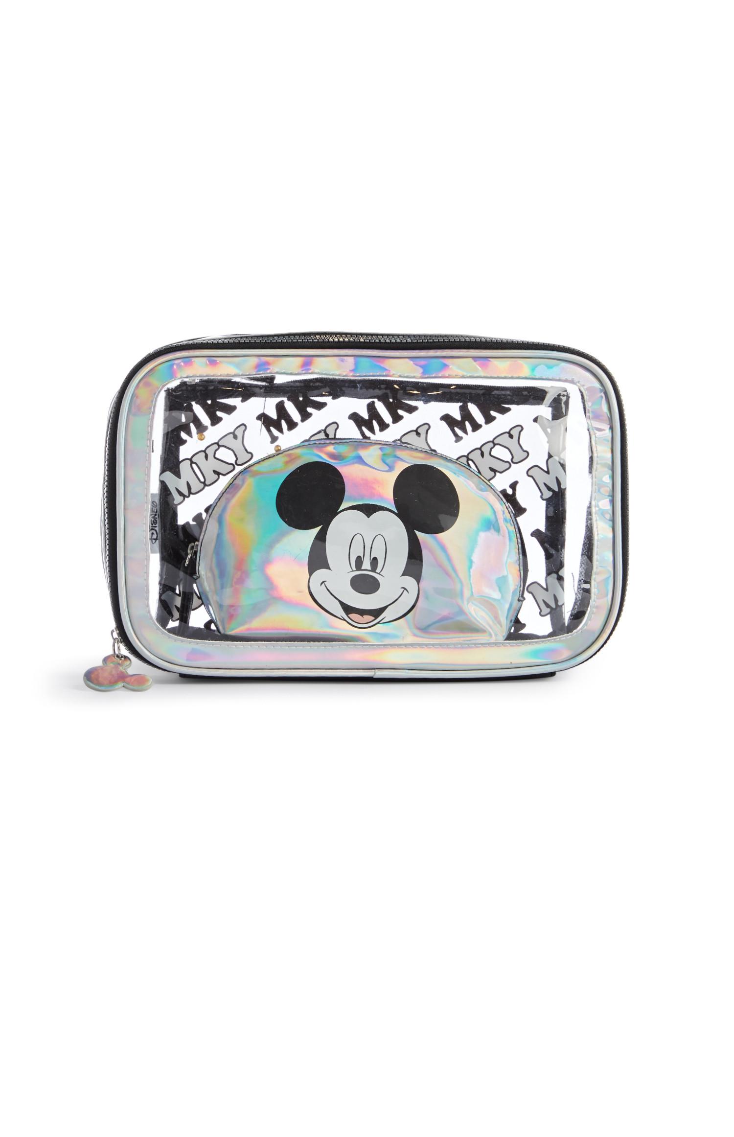 Bolsa de maquillaje holográfica de Mickey Mouse