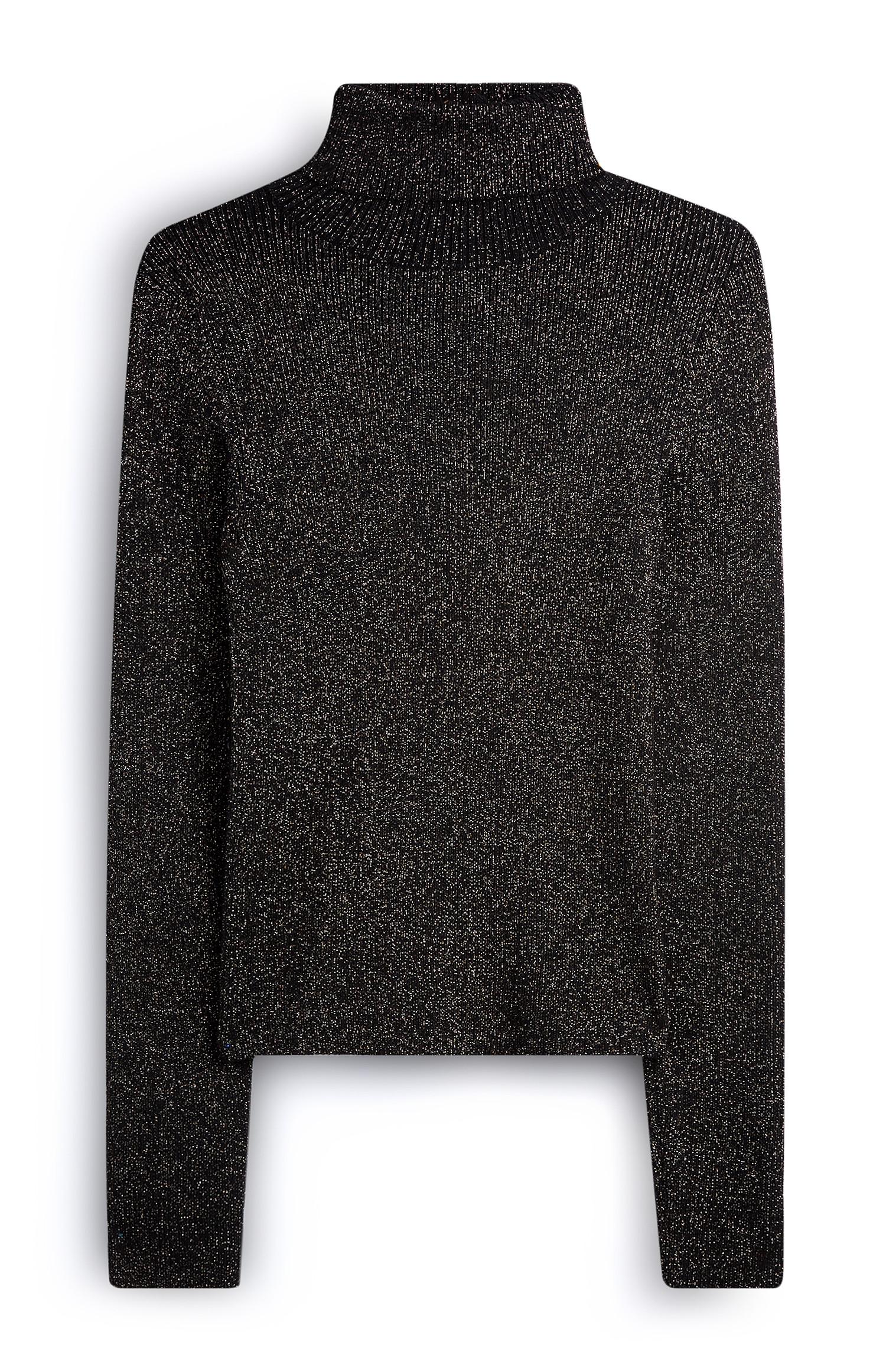 Camisola gola alta preto