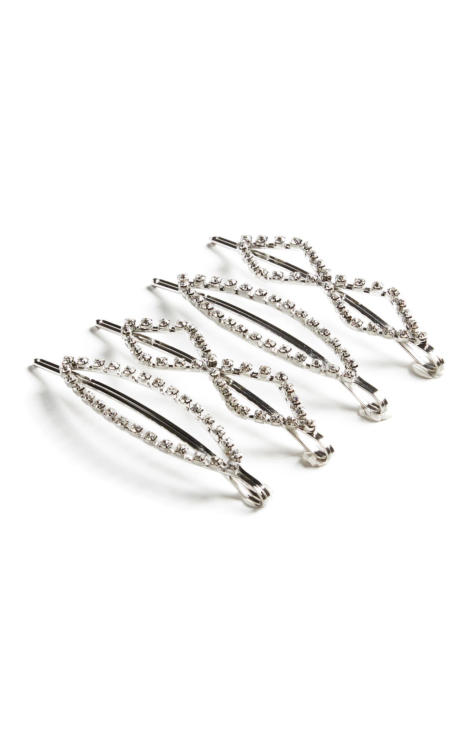 Pack 4 ganchos brilhantes