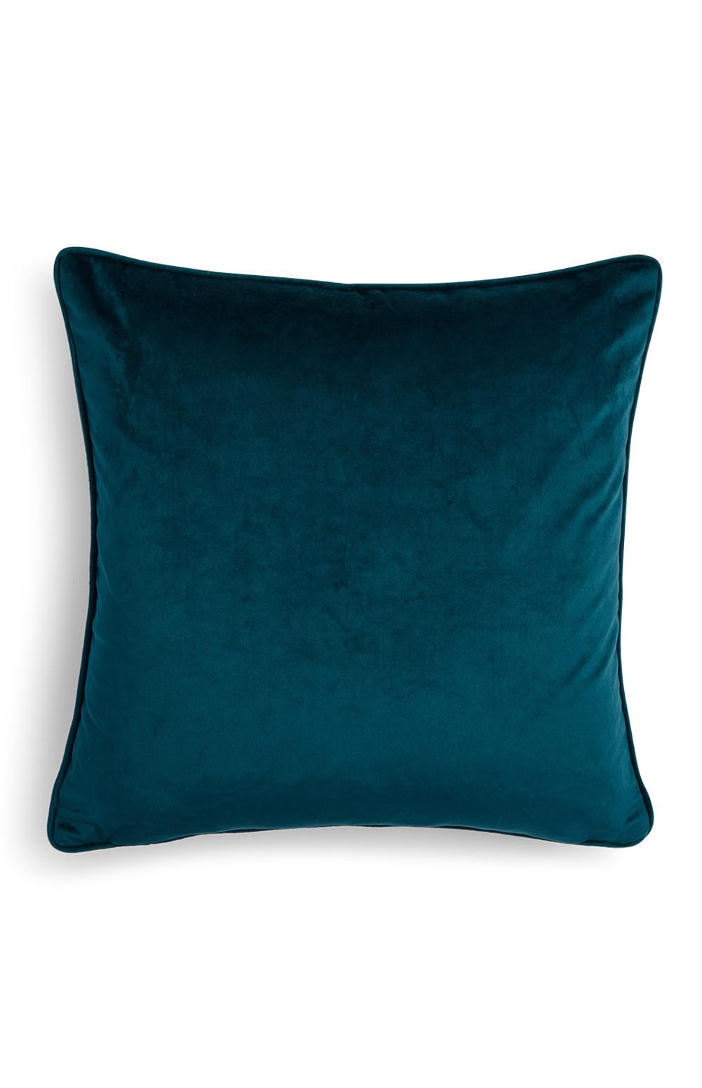 Teal Velvet Cushion Cover Cushions & Covers Home Furnishings