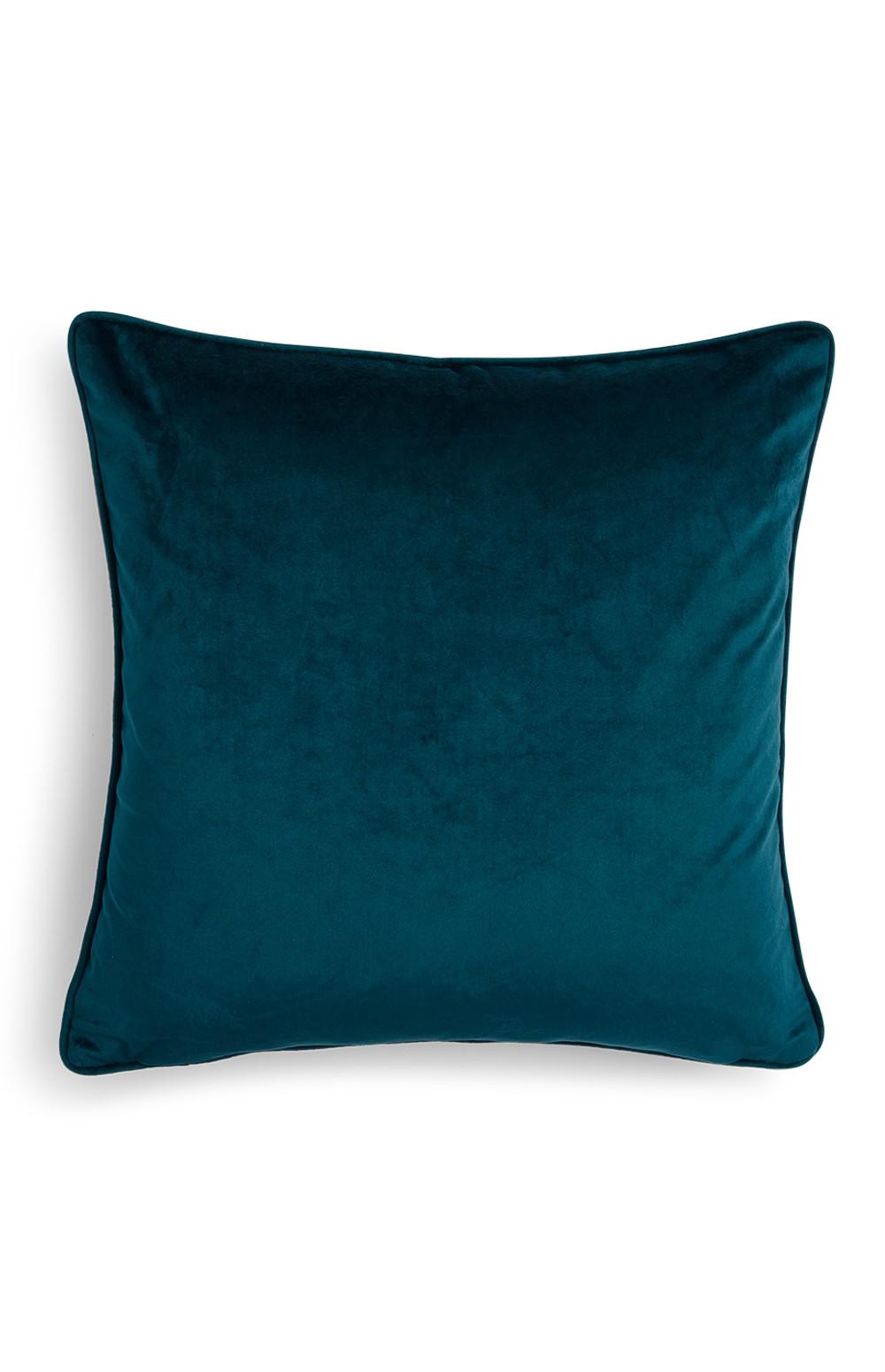 Teal Velvet Cushion Cover | Cushions & Covers | Home Furnishings ...