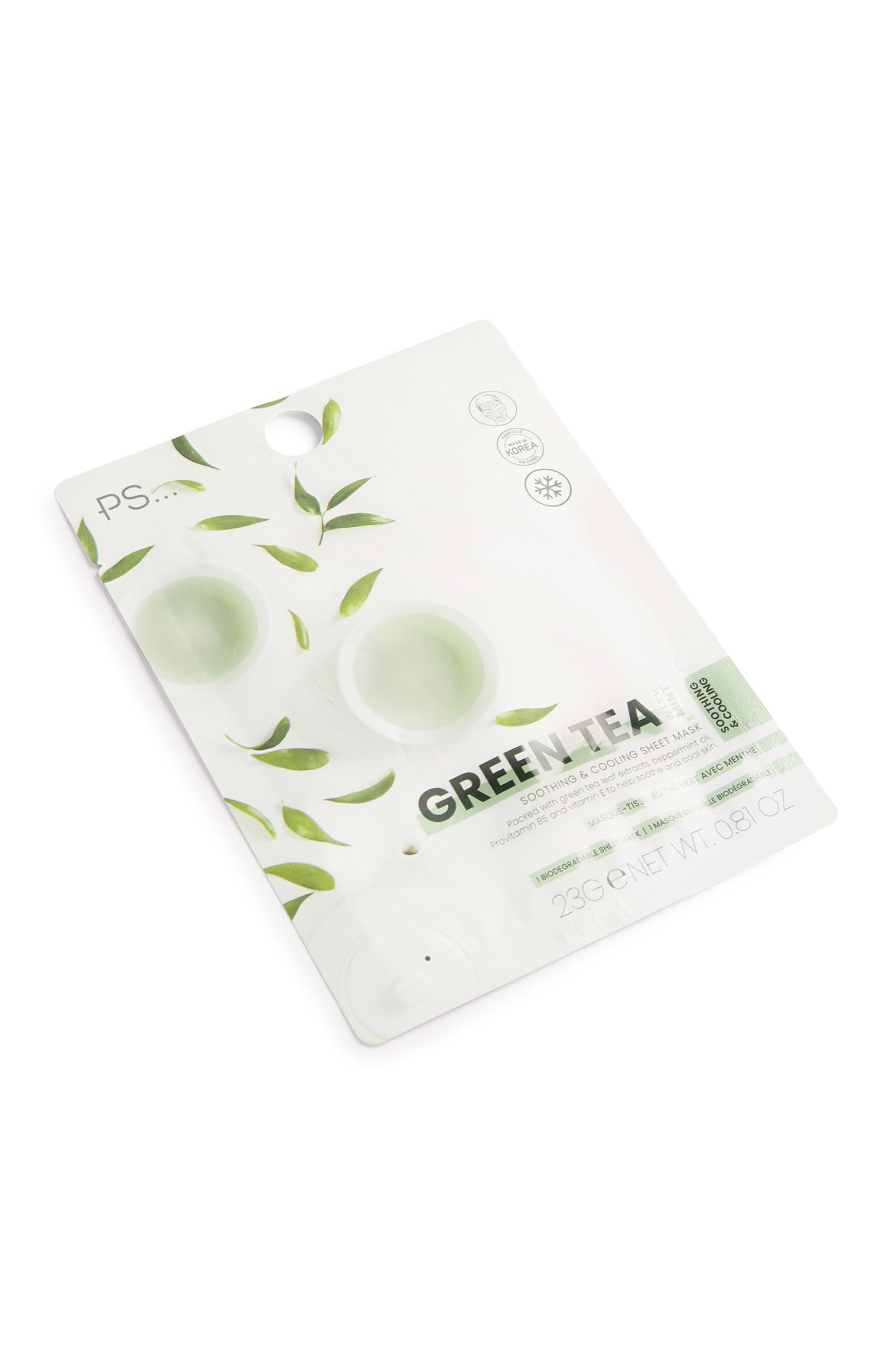 Máscara tecido Green Tea