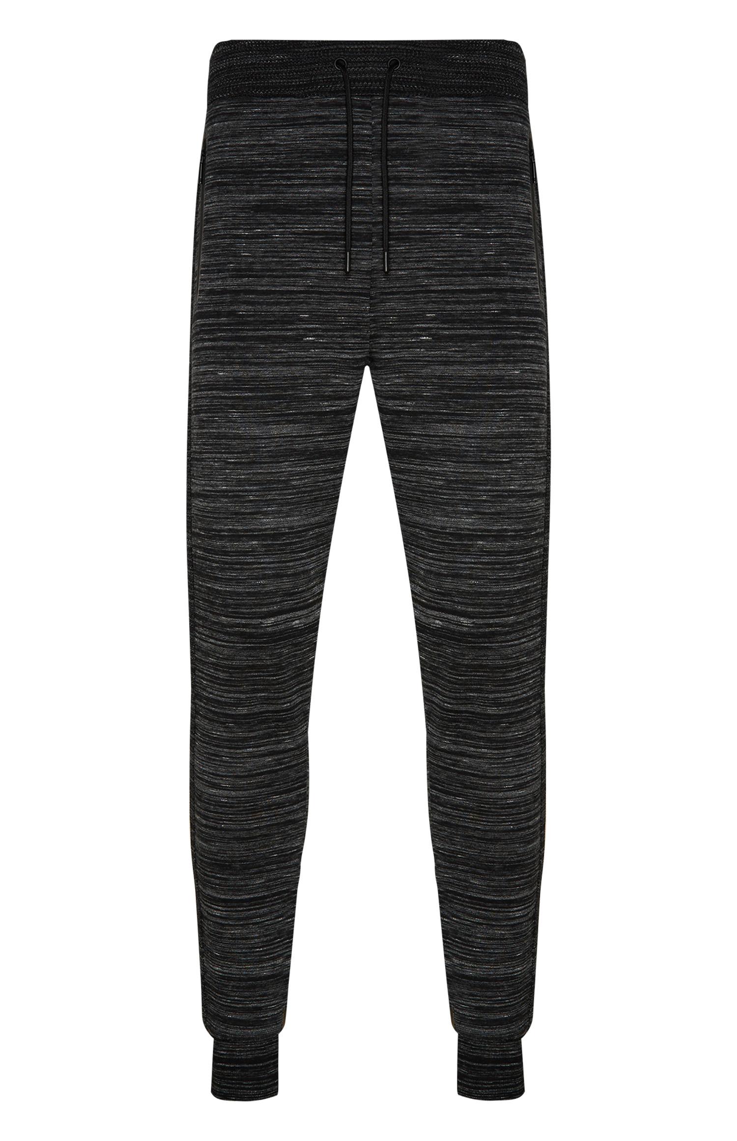 Joggers a righe grigio scuro