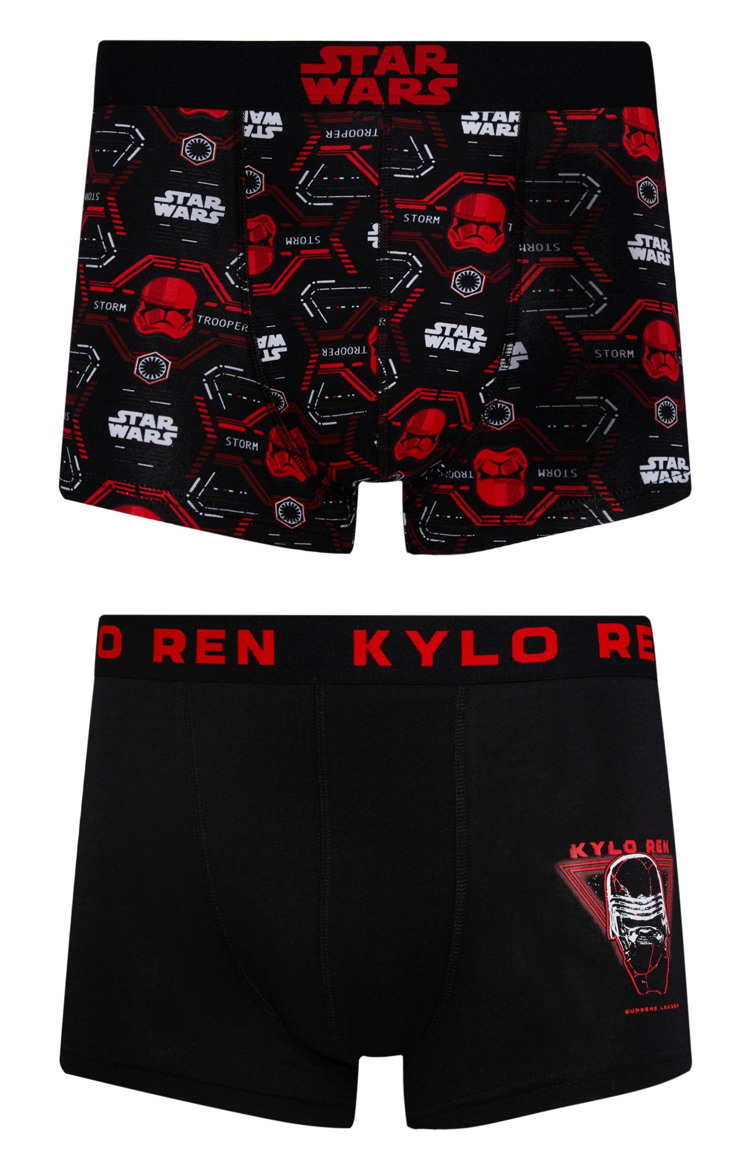 Boxers Star Wars preto e vermelho