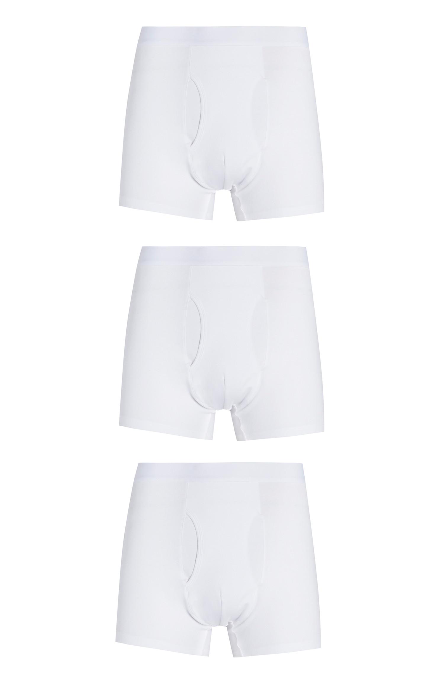 Boxers algodão Pima branco