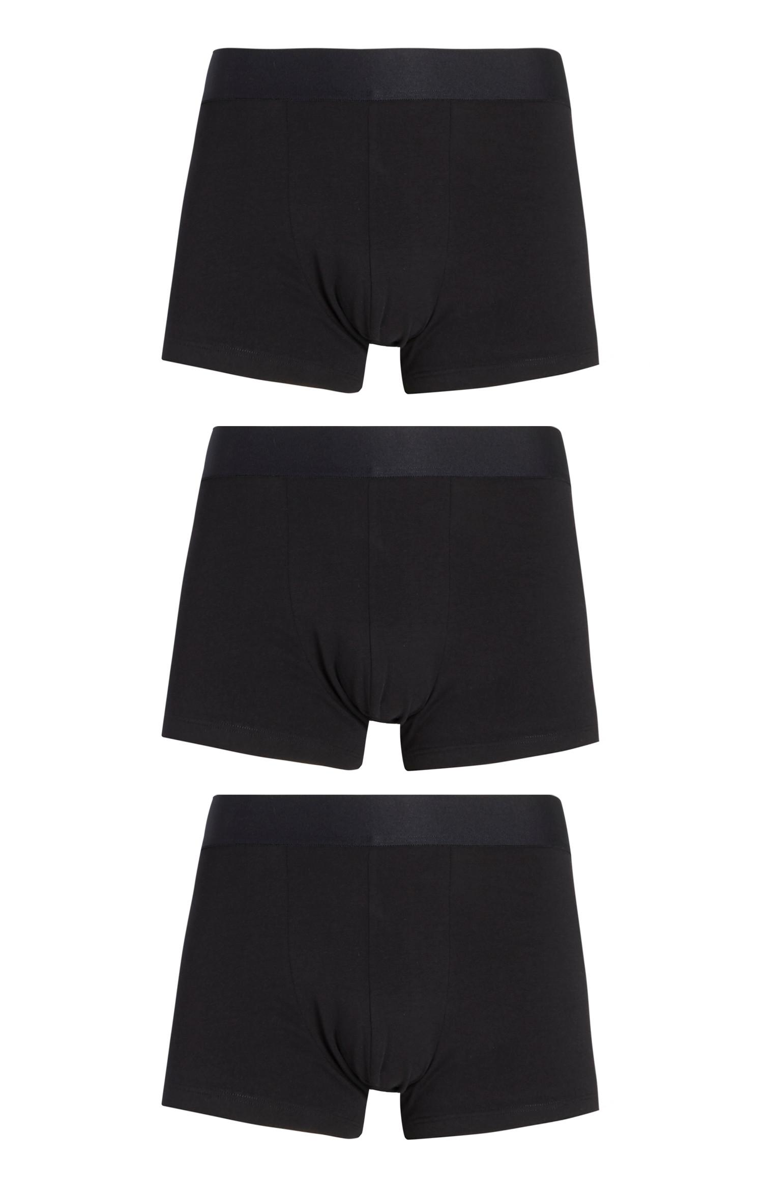 Pack 3 cuecas hipster algodão Pima preto